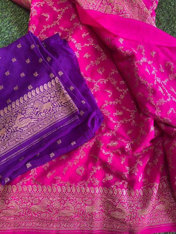 Crepe sarees