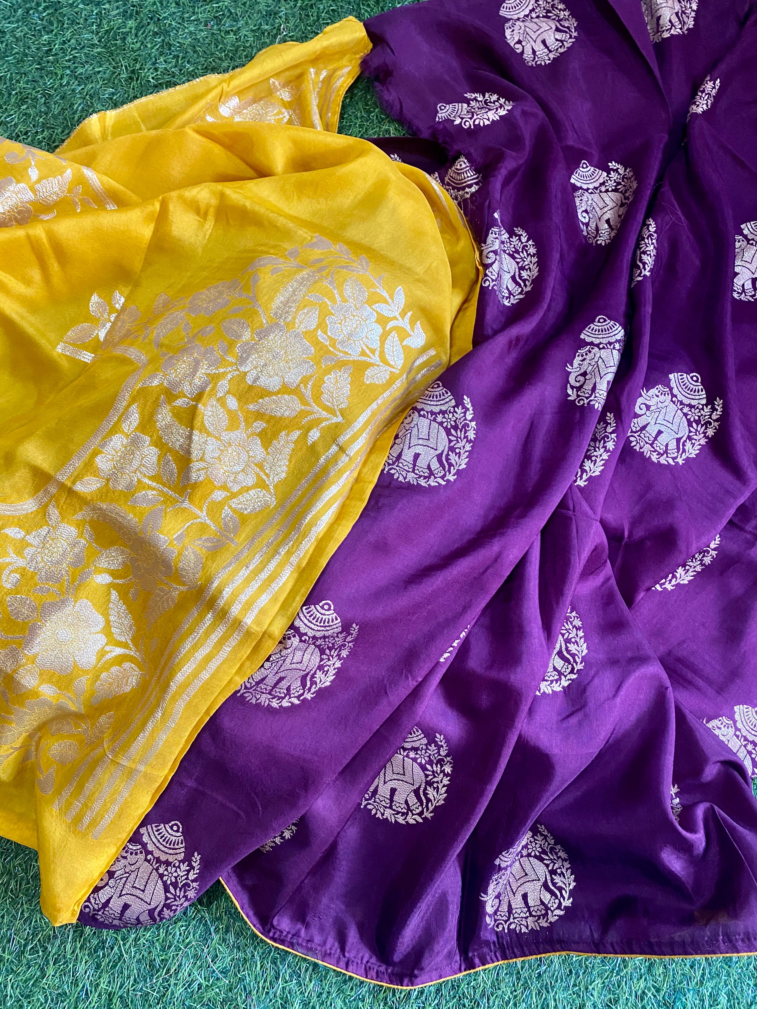 Moonga and Dola sarees