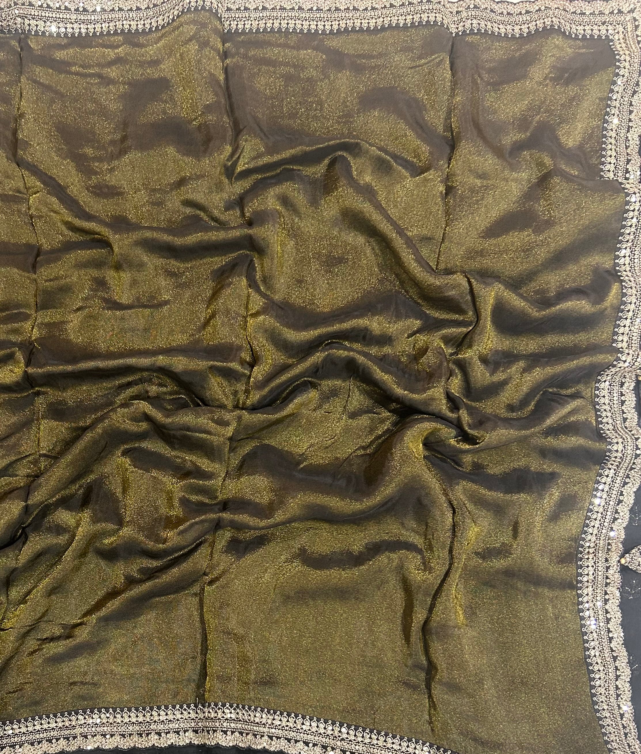 Olive green sabyasachi 104 saree