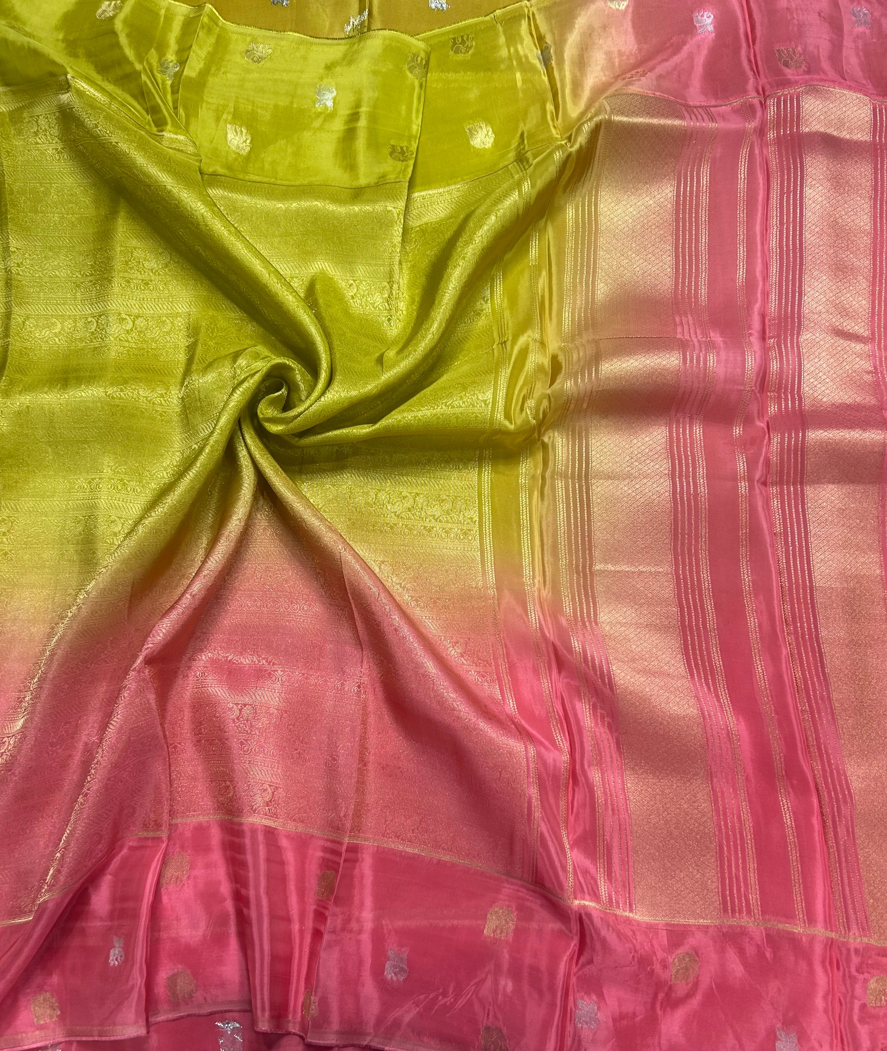 Rankart brocade semi Mysore 105 saree