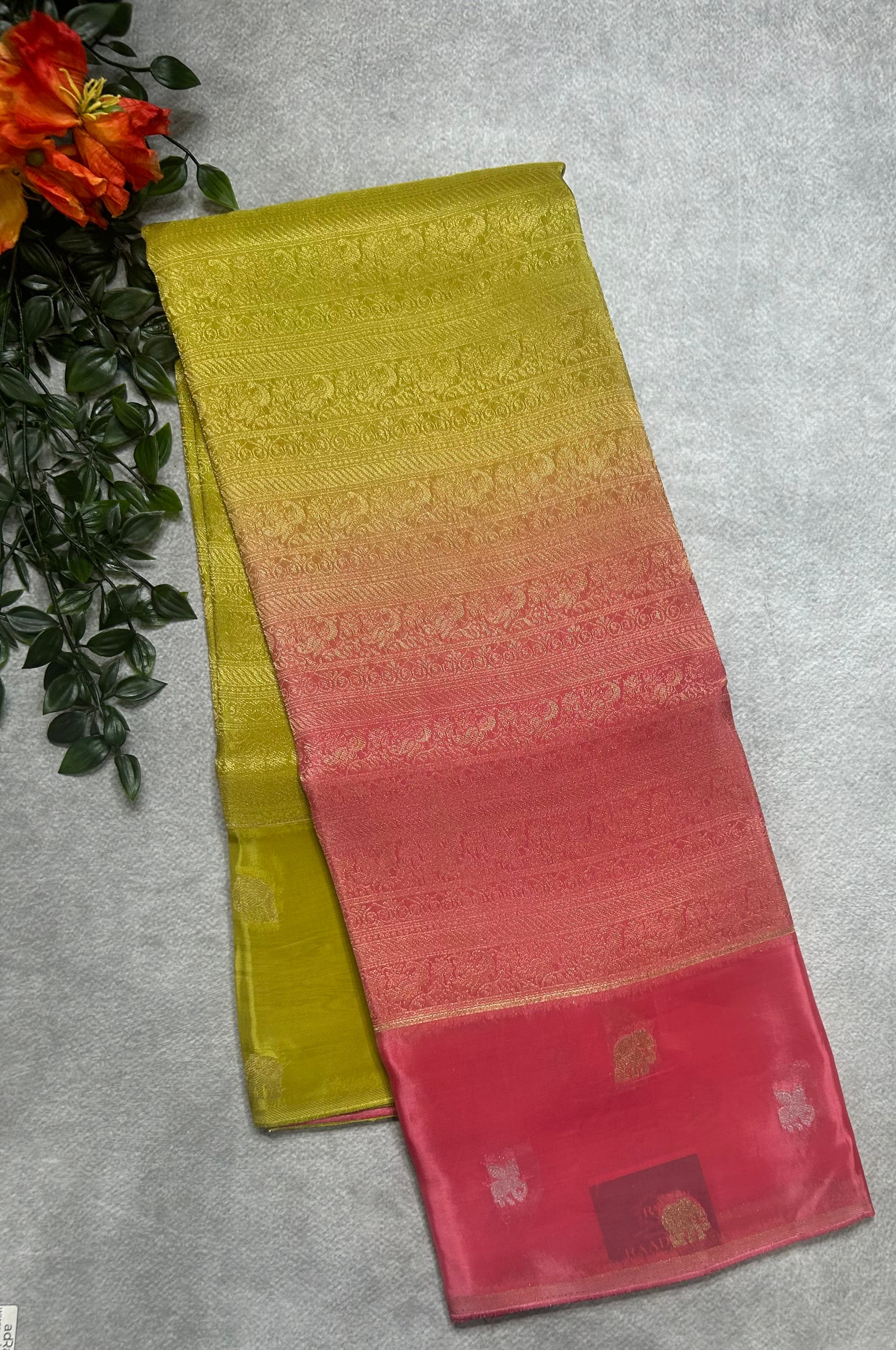 Rankart brocade semi Mysore 105 saree