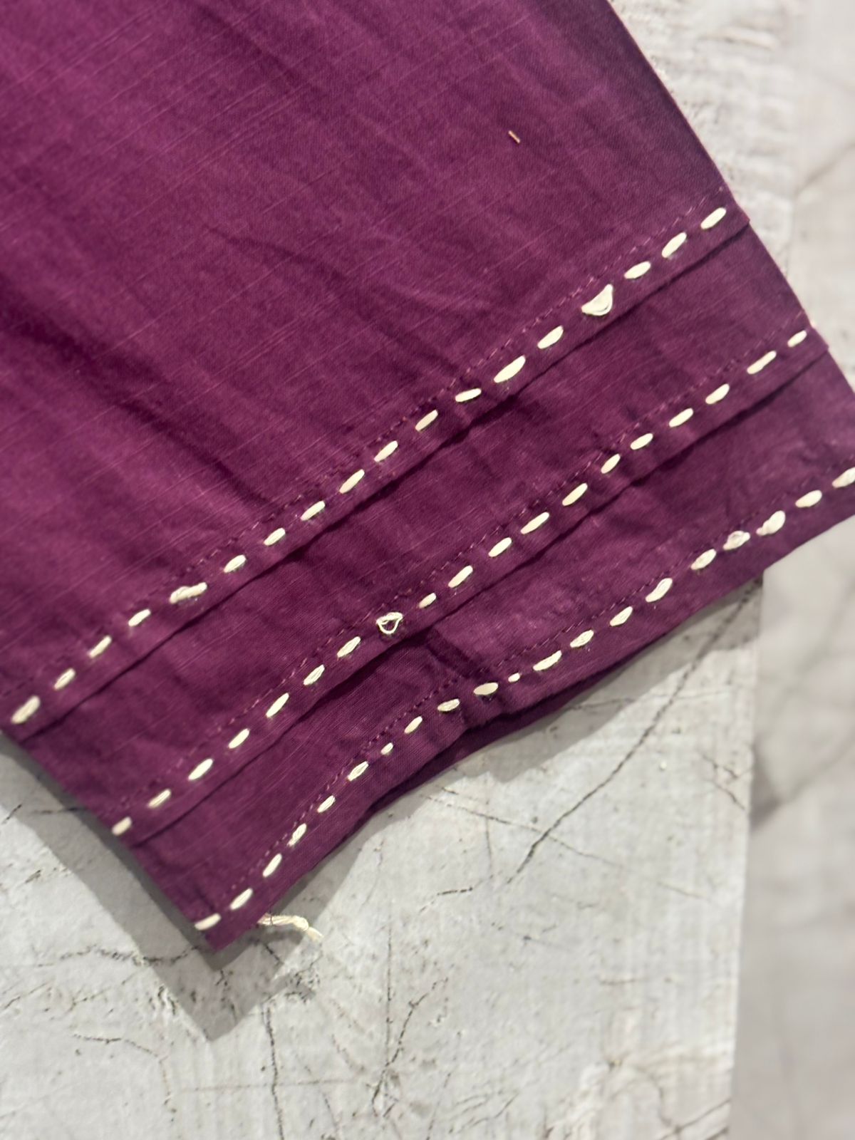 "Fami" Purple Mul Cotton Faminglo Kurtha 0011 set