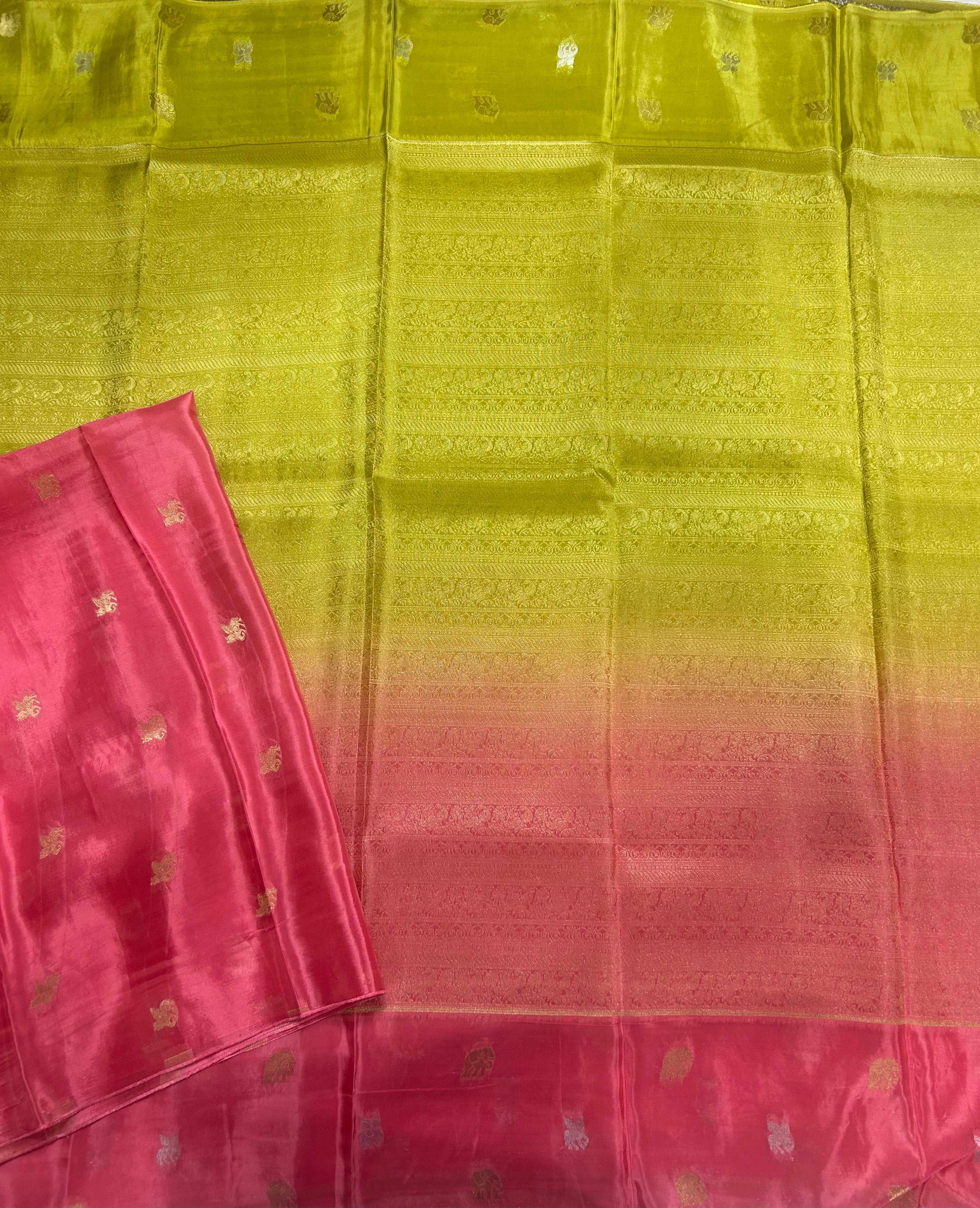 Rankart brocade semi Mysore 105 saree
