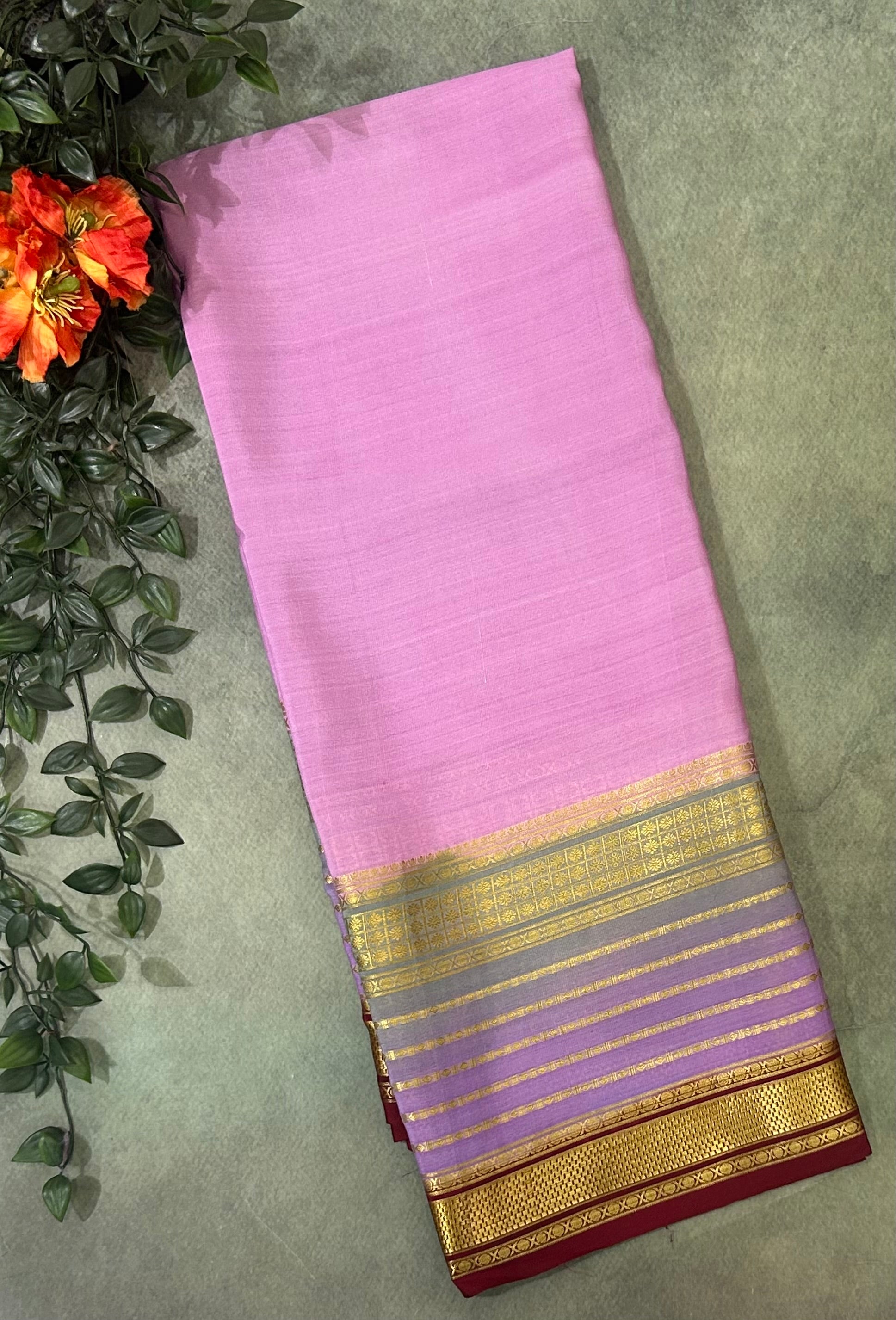 Rankart pure Mysore crepe silk saree