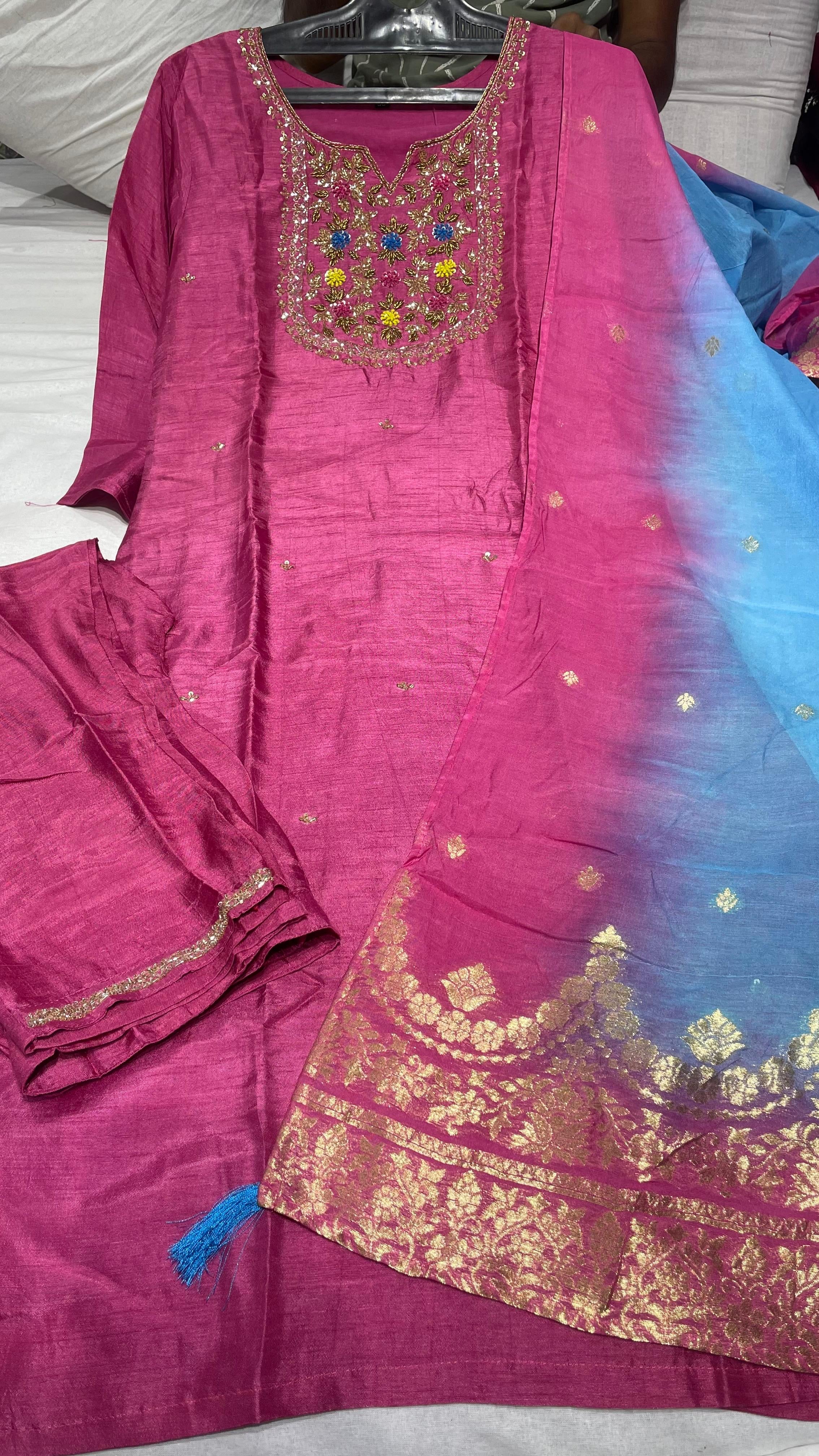 work Designer Handwork kurtha