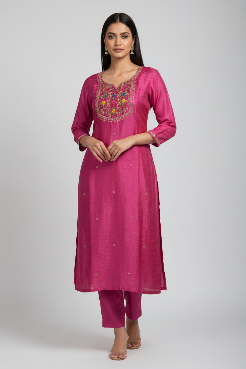 work Designer Handwork kurtha