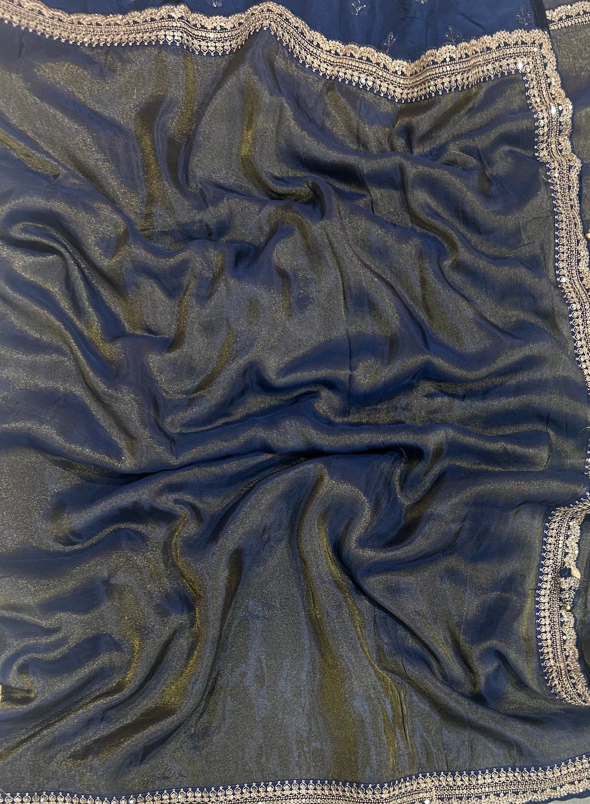 Navy blue sabyasachi 104 saree