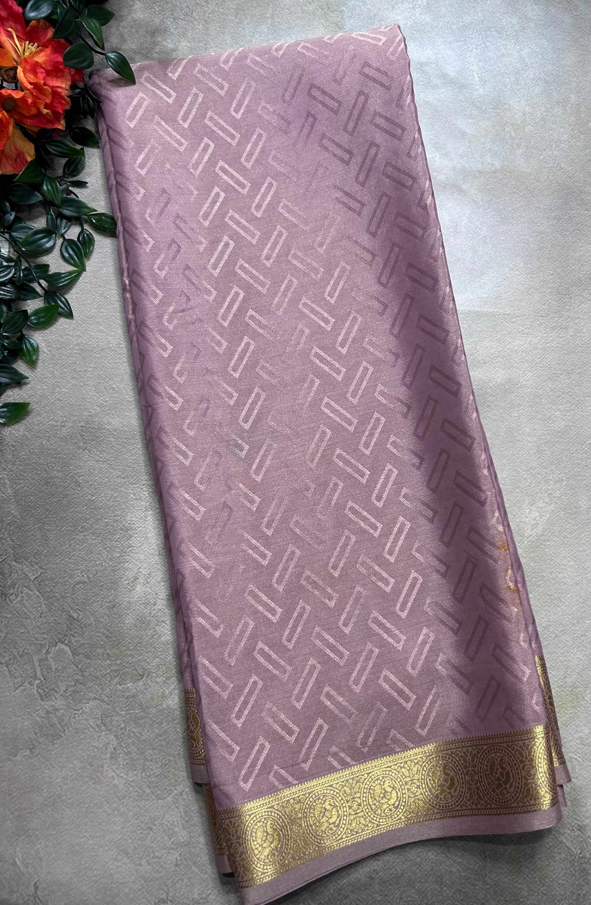 Multicolour digital print pure mysore silk saree(DMS106)
