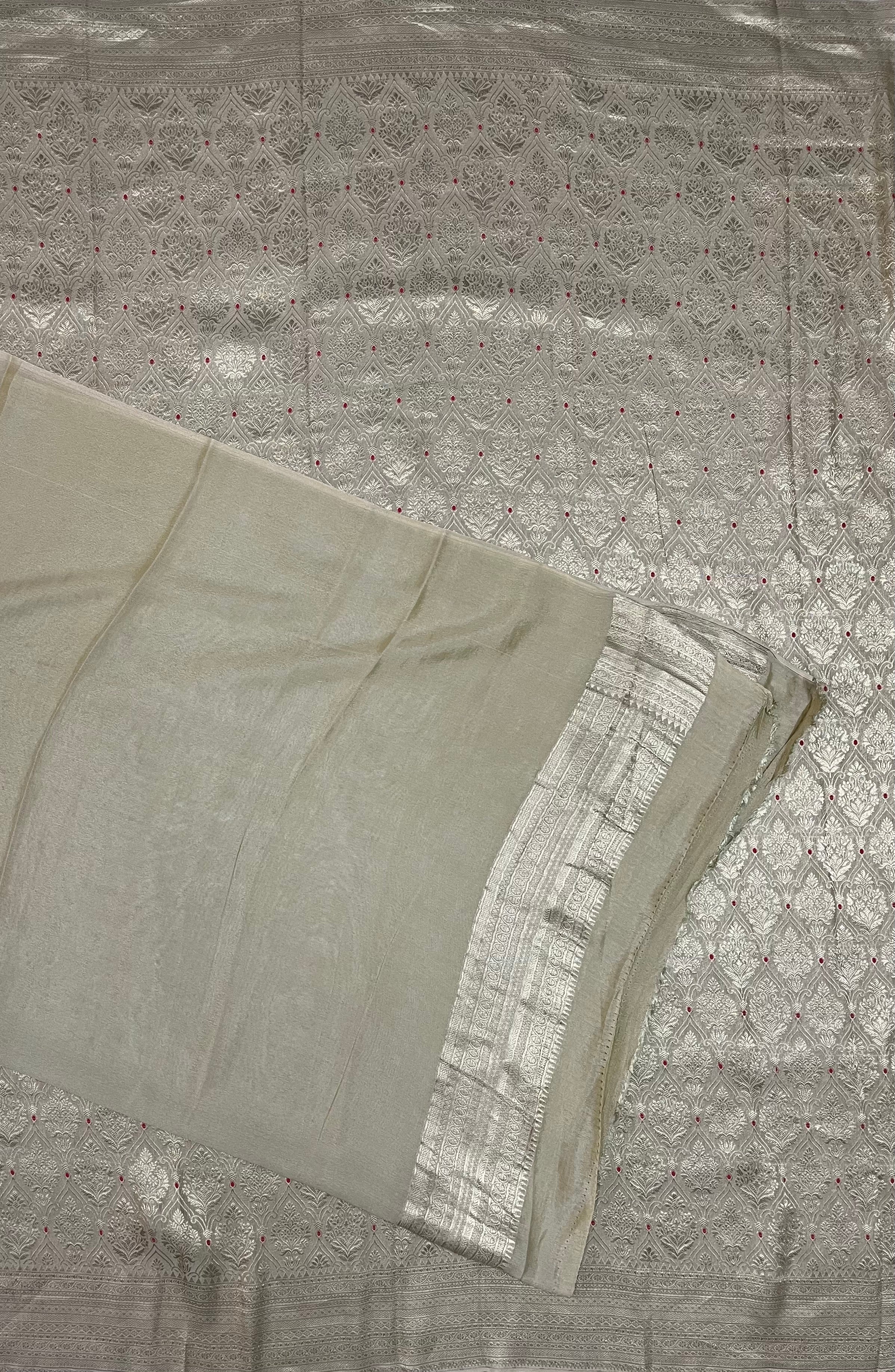 Gold brocade pure mysore silk 104 saree