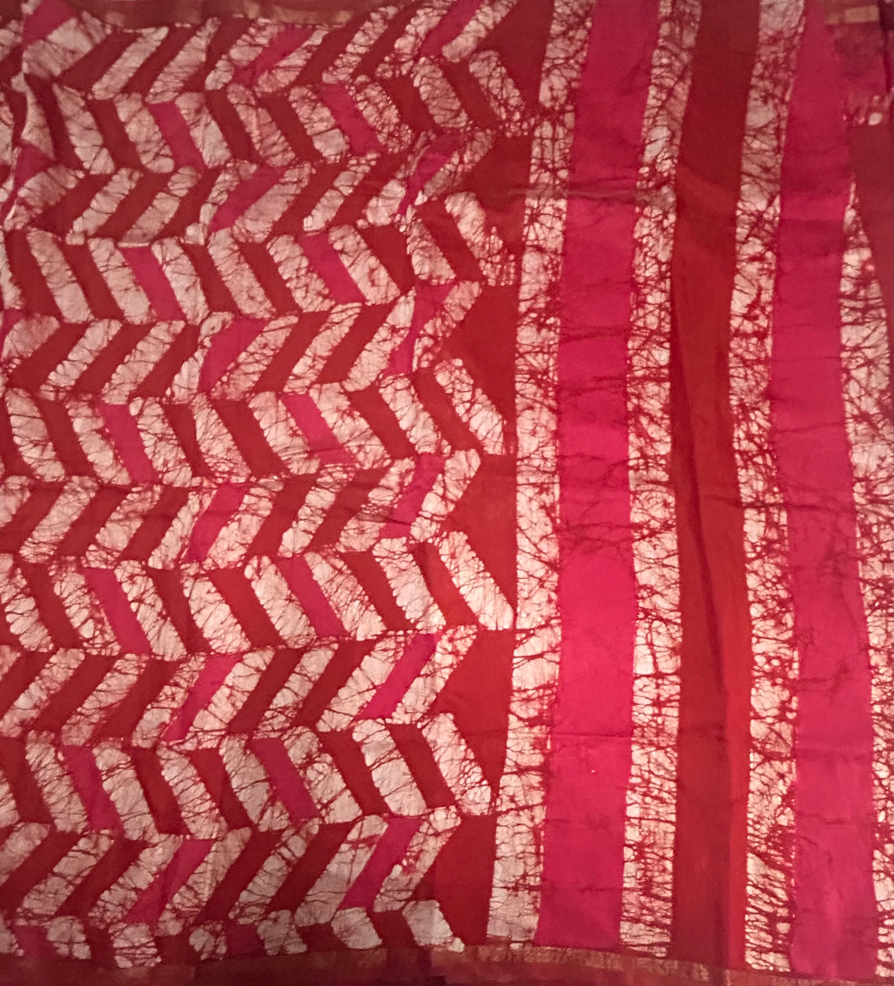 Multicolour semi Tussar saree