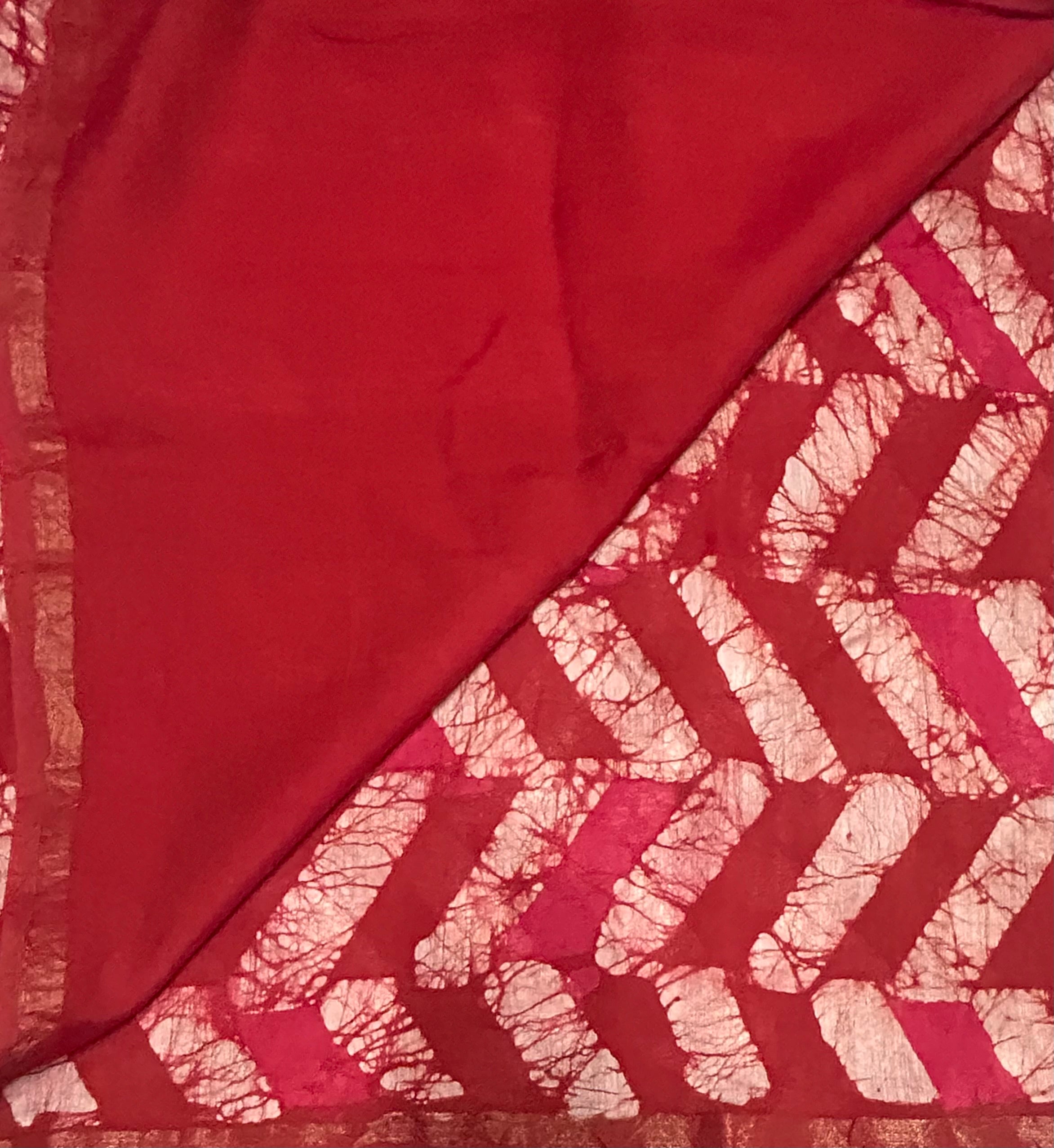 Multicolour semi Tussar saree