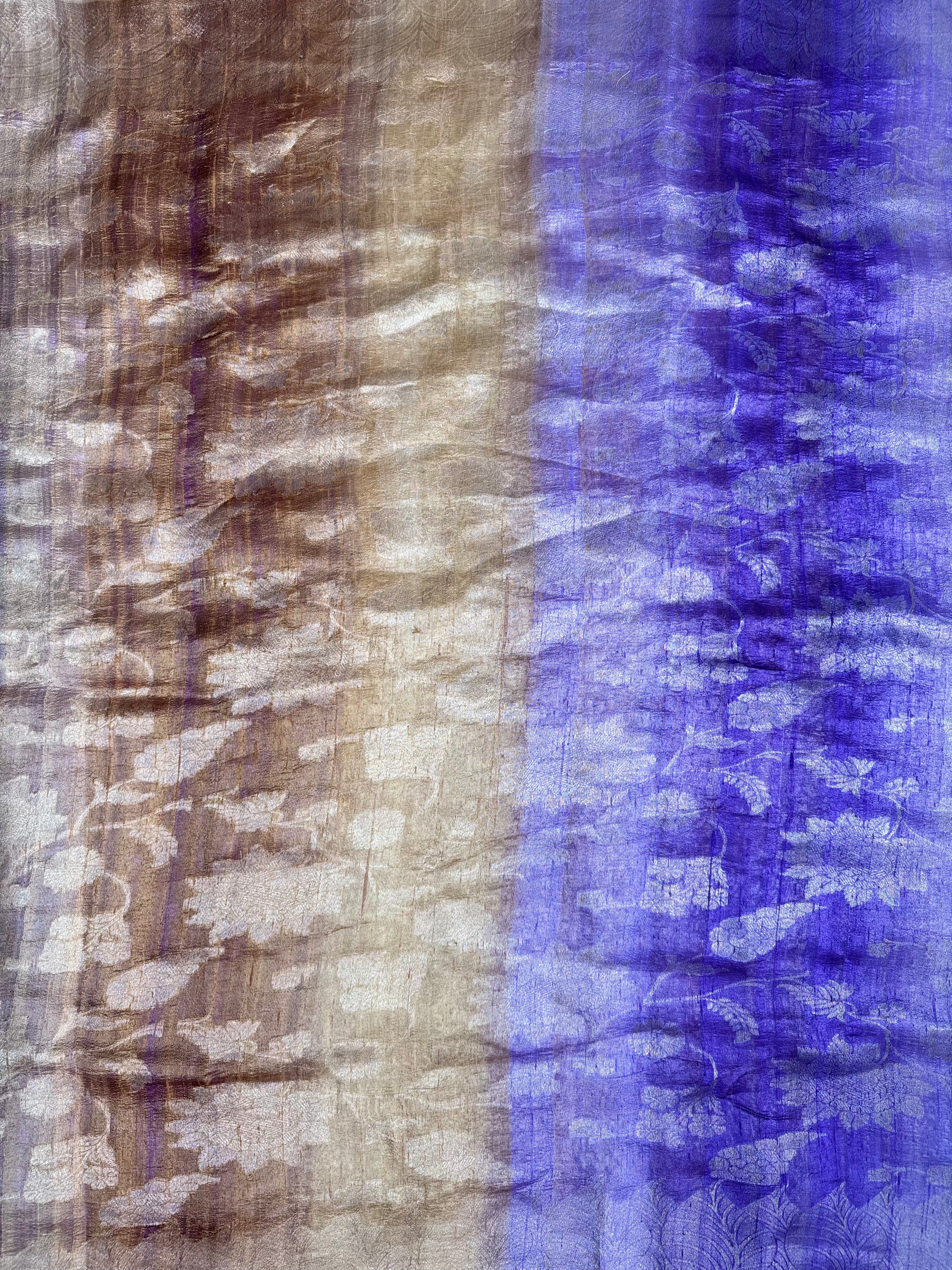 Purple Pure Matka Tussar Saree (Swara)