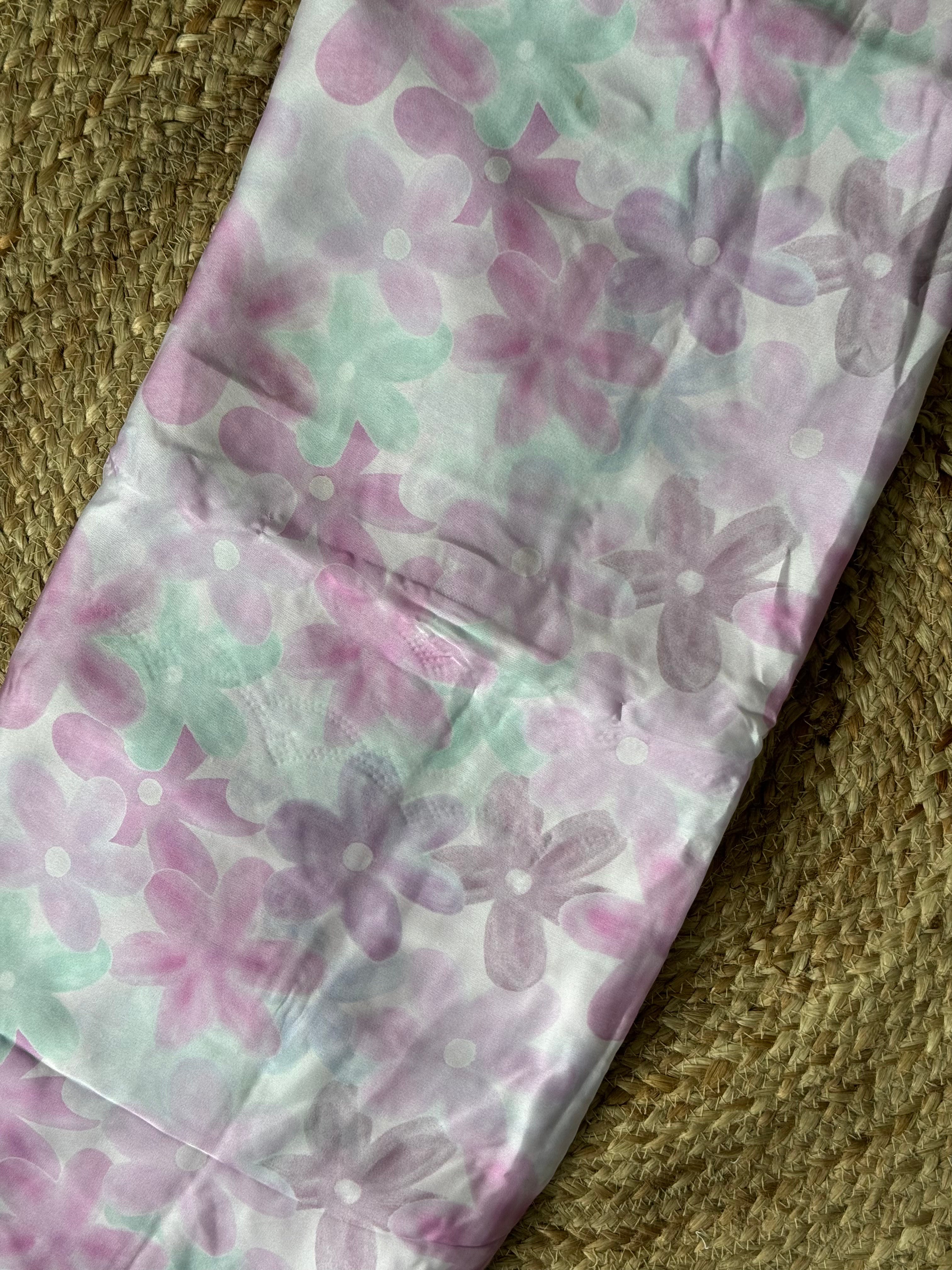 Lavender digital stone party wear satin saree