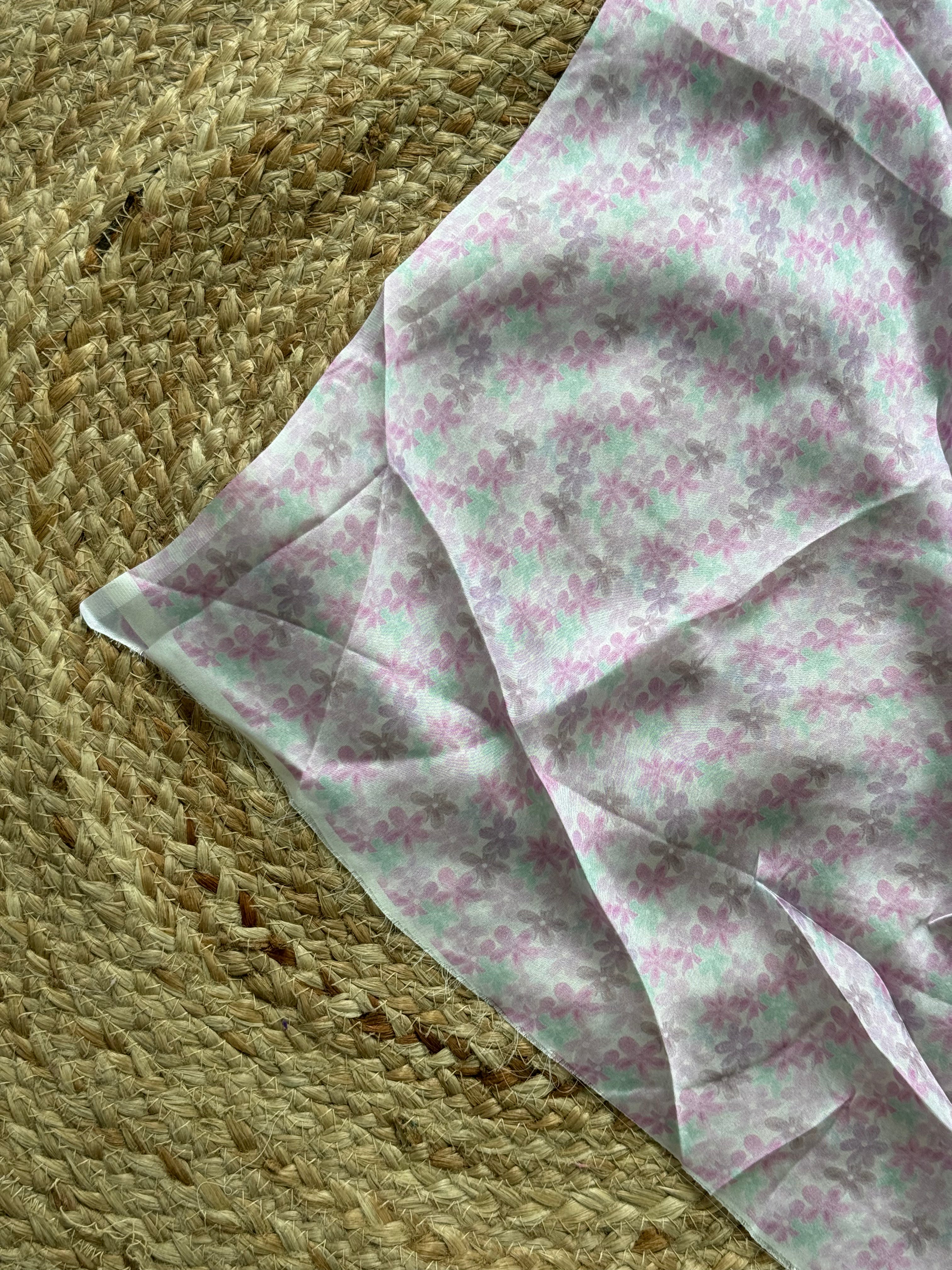 Lavender digital stone party wear satin saree