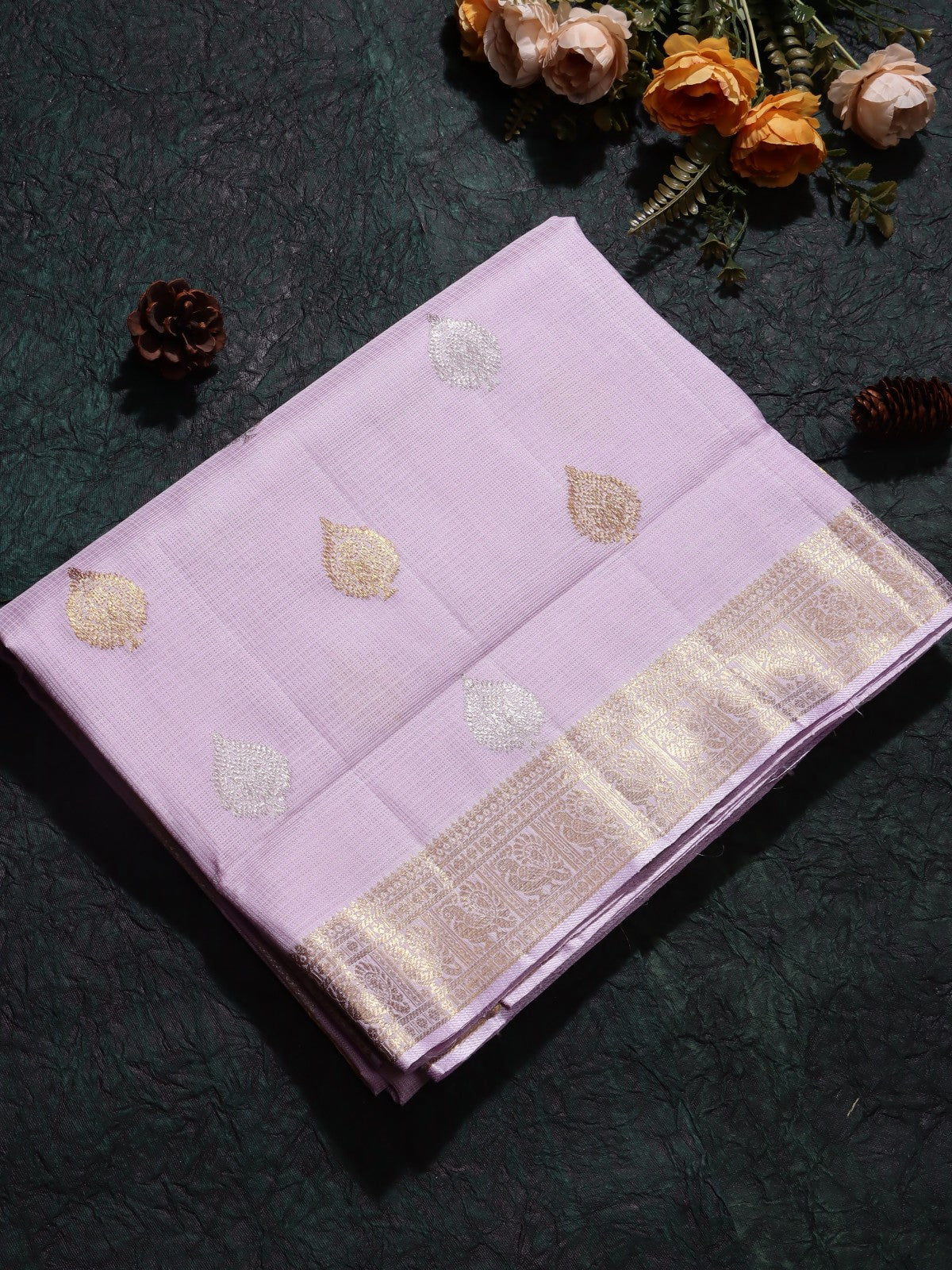 Baby Pink Pure Kora Organza Saree (Swara)