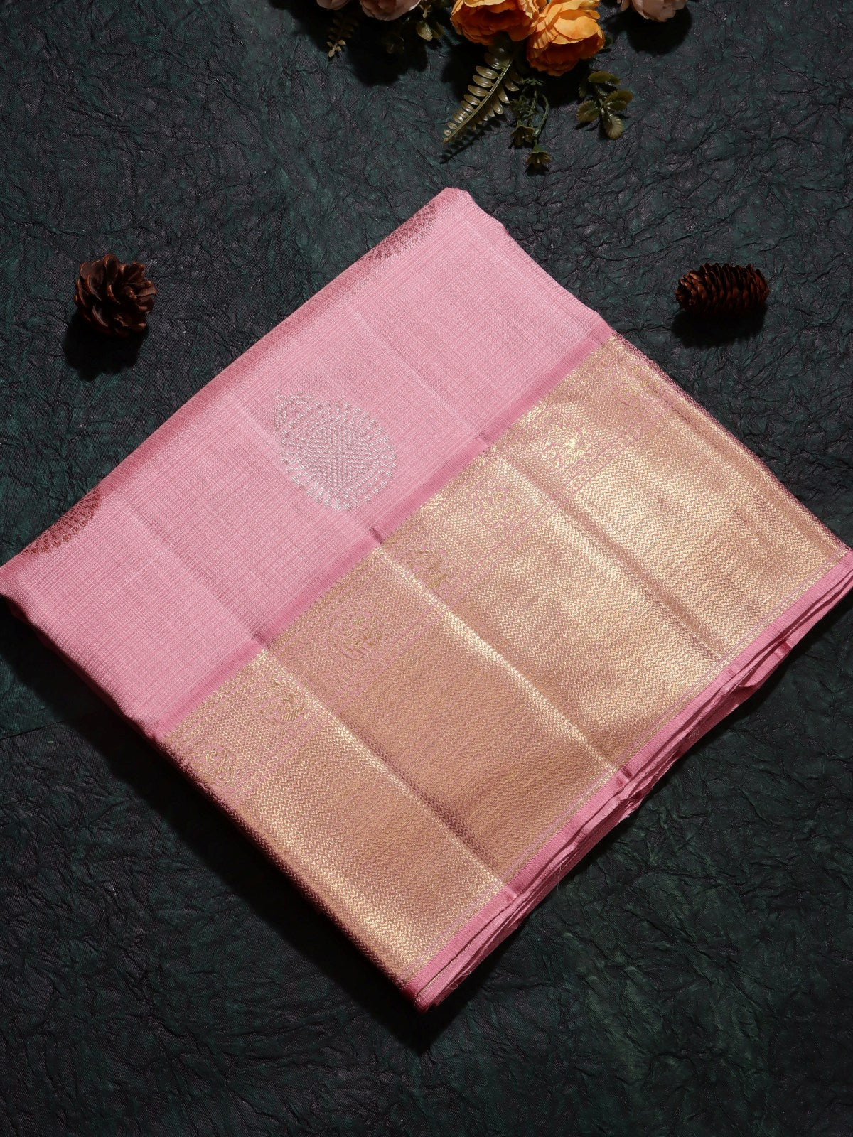 Pink Pure Kanchi Saree (Swara)