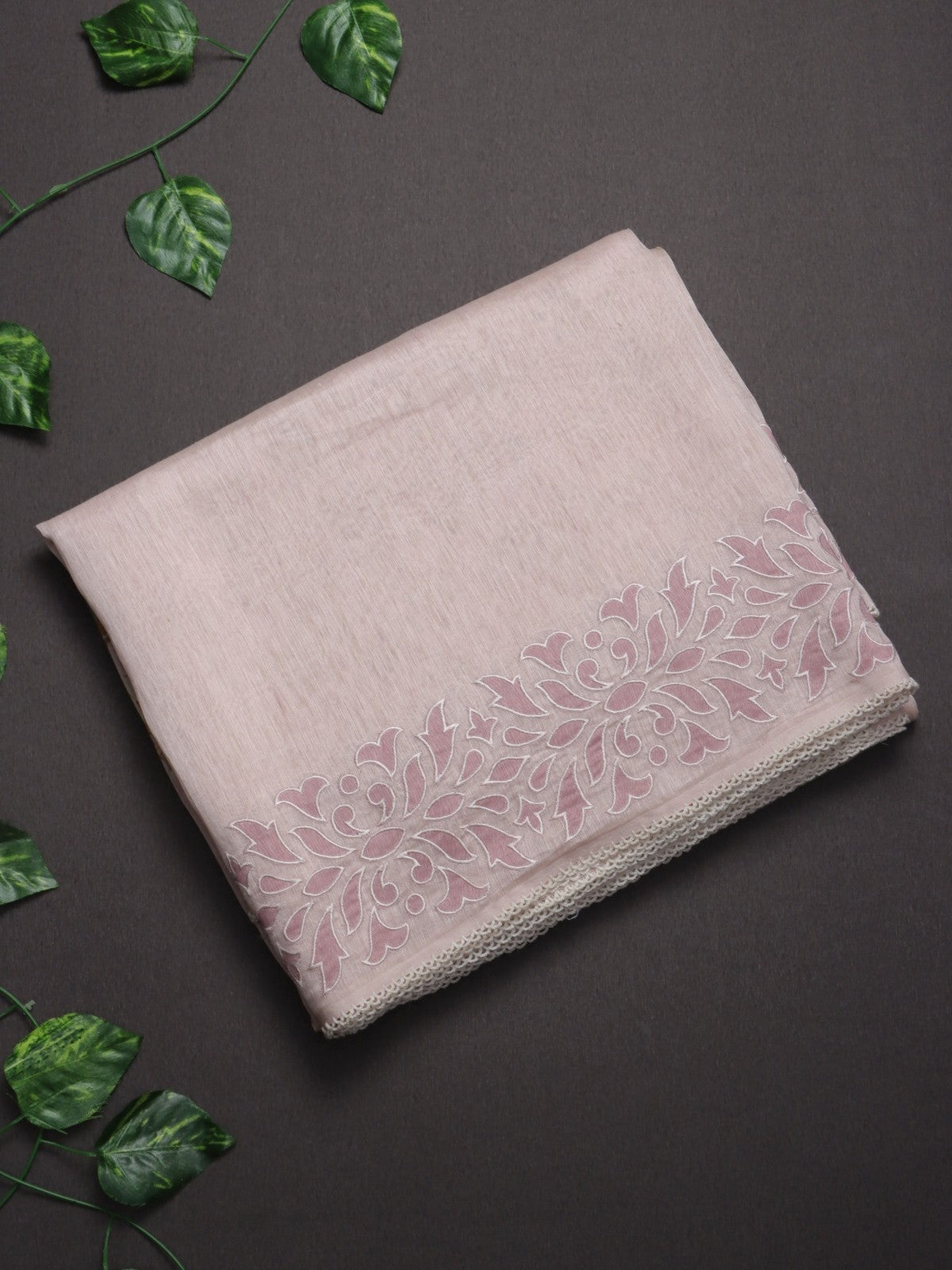 Pink Pure Mul Chanderi Saree (Swara)