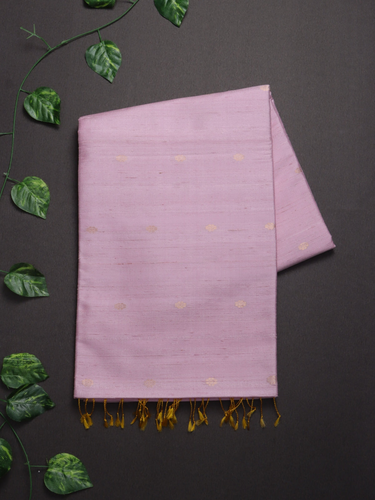 Pink Pure Raw Silk Saree (Swara)