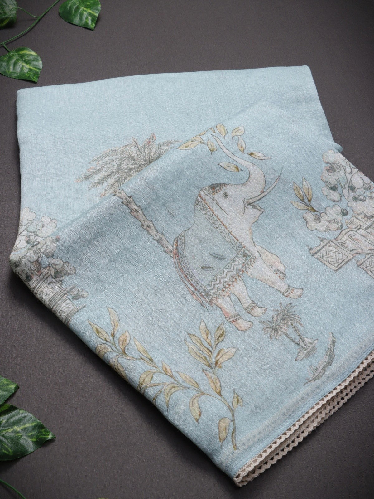Blue Pure Mul Chanderi (Swara)