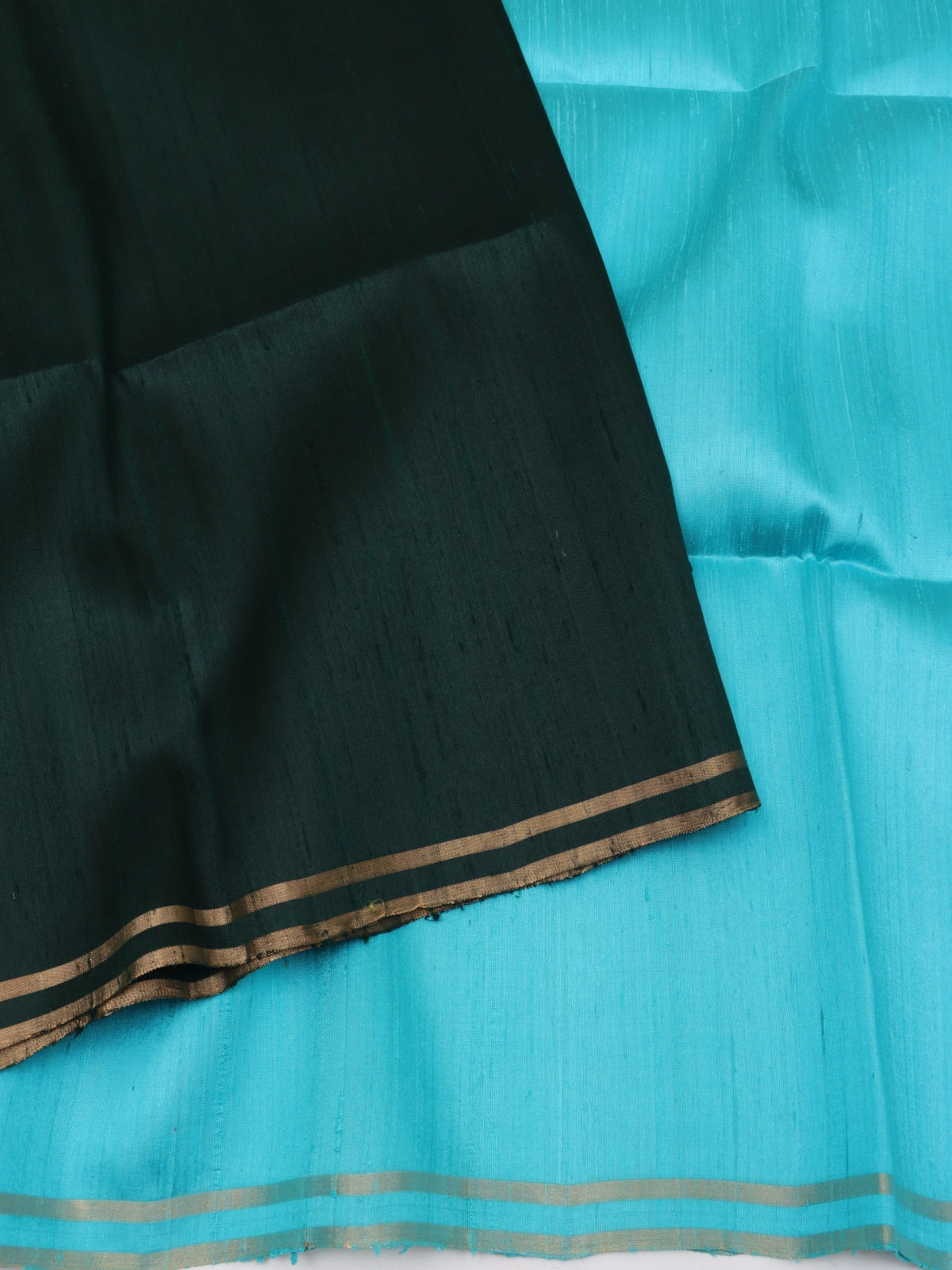 Blue Pure Raw Silk Saree (Swara)