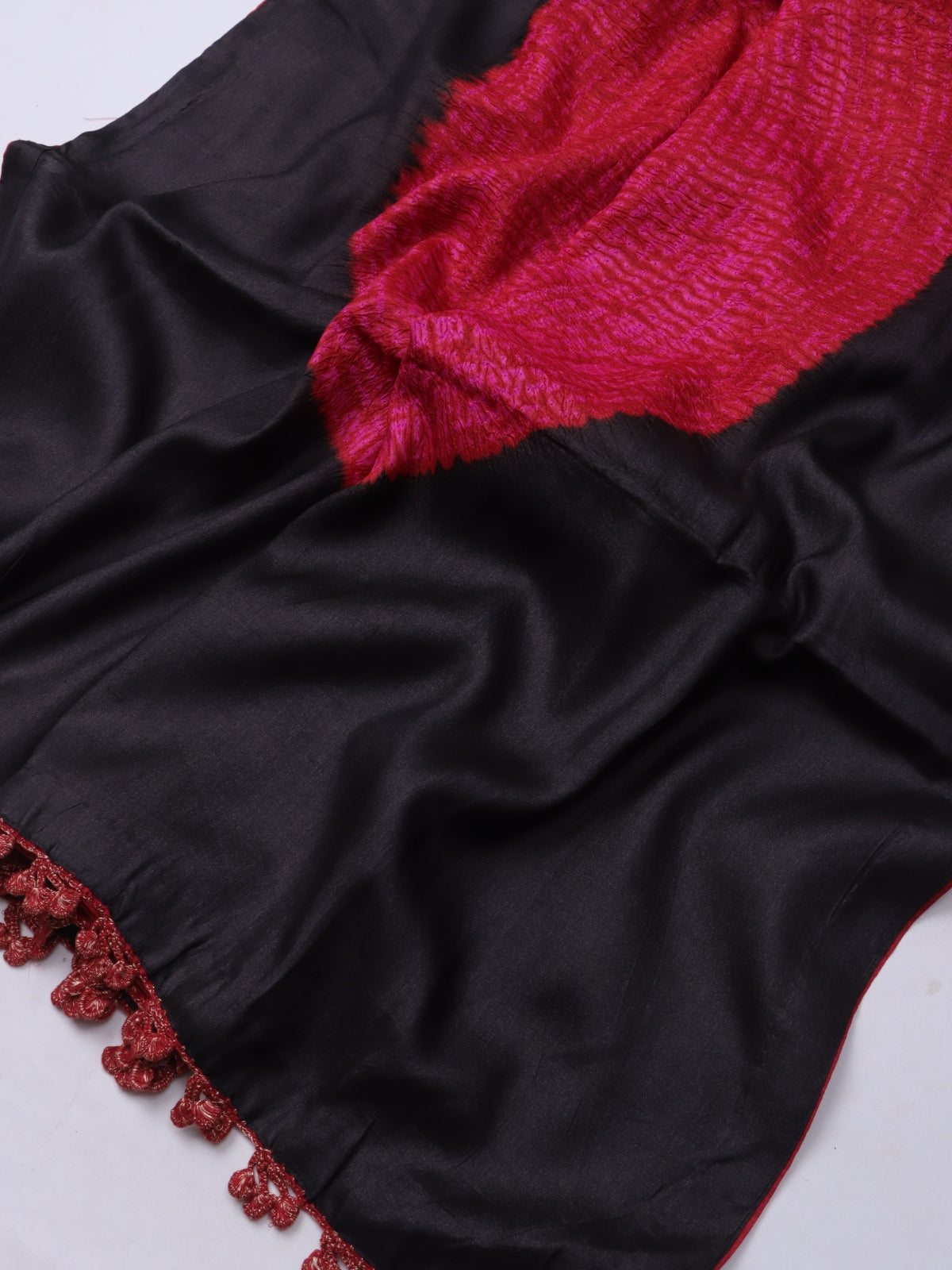 Black Pure Tussar Saree (Swara)