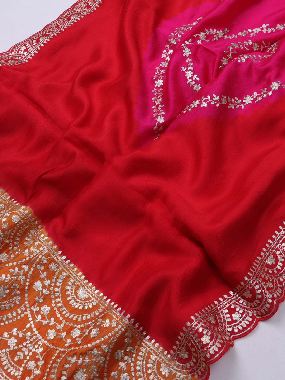 Red Pure Silk Saree (Swara)