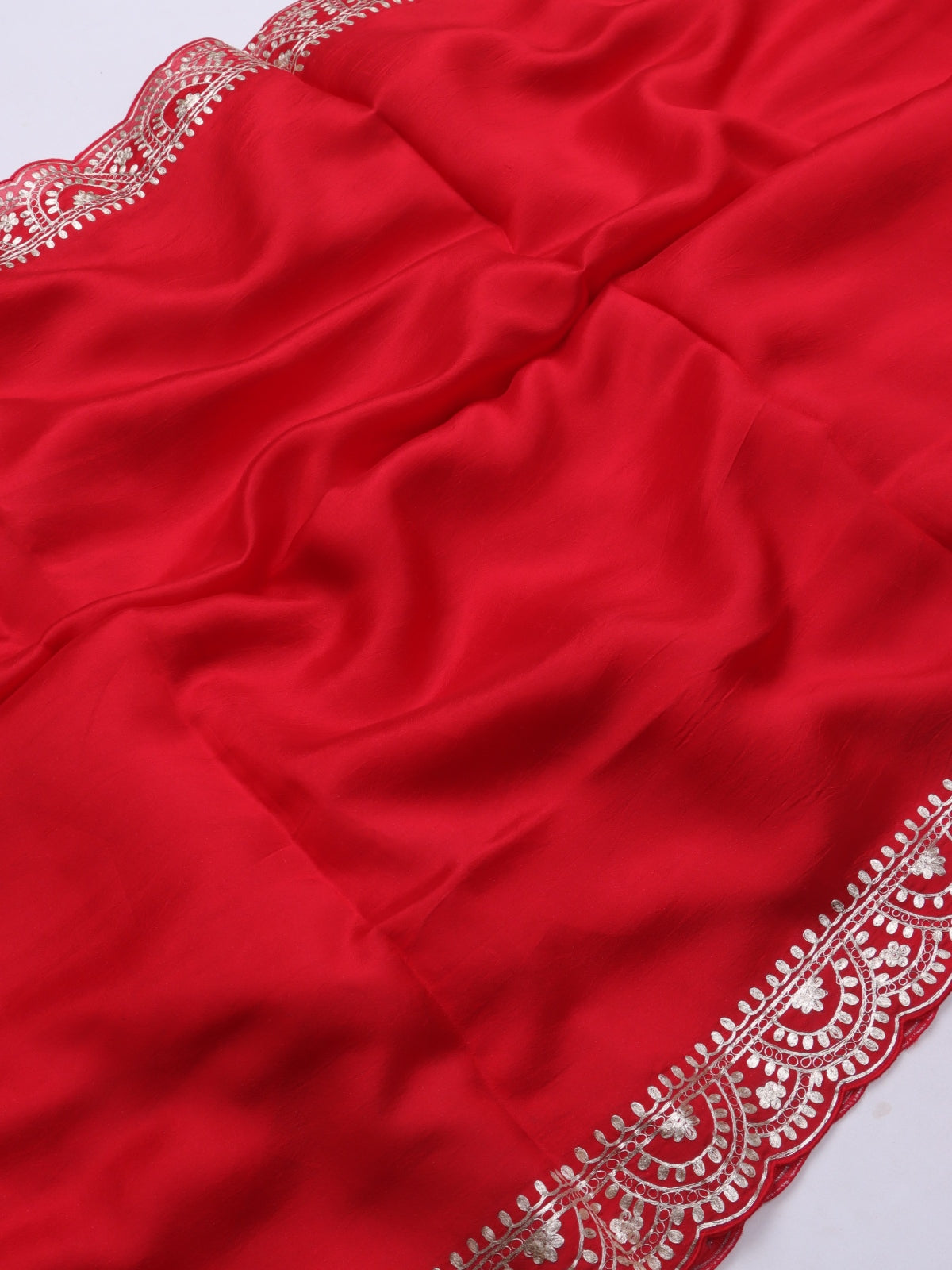 Red Pure Silk Saree (Swara)