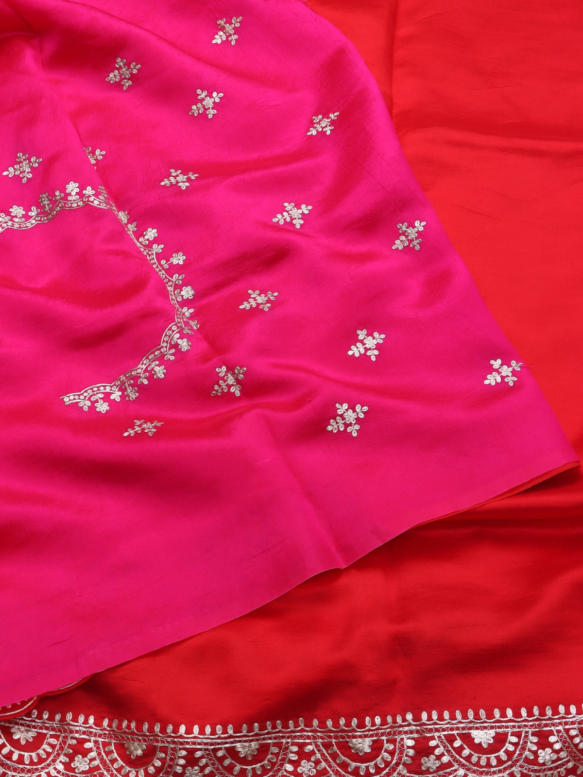 Red Pure Silk Saree (Swara)