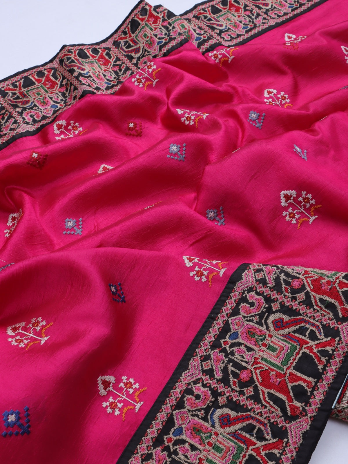 Pink Pure Silk Saree (Swara)