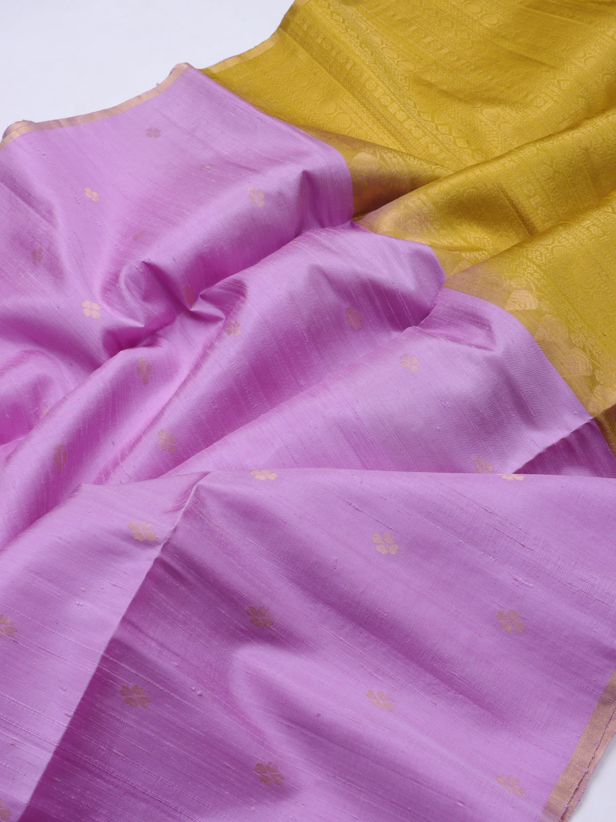 Mauve Pure Raw Silk Saree (Swara)