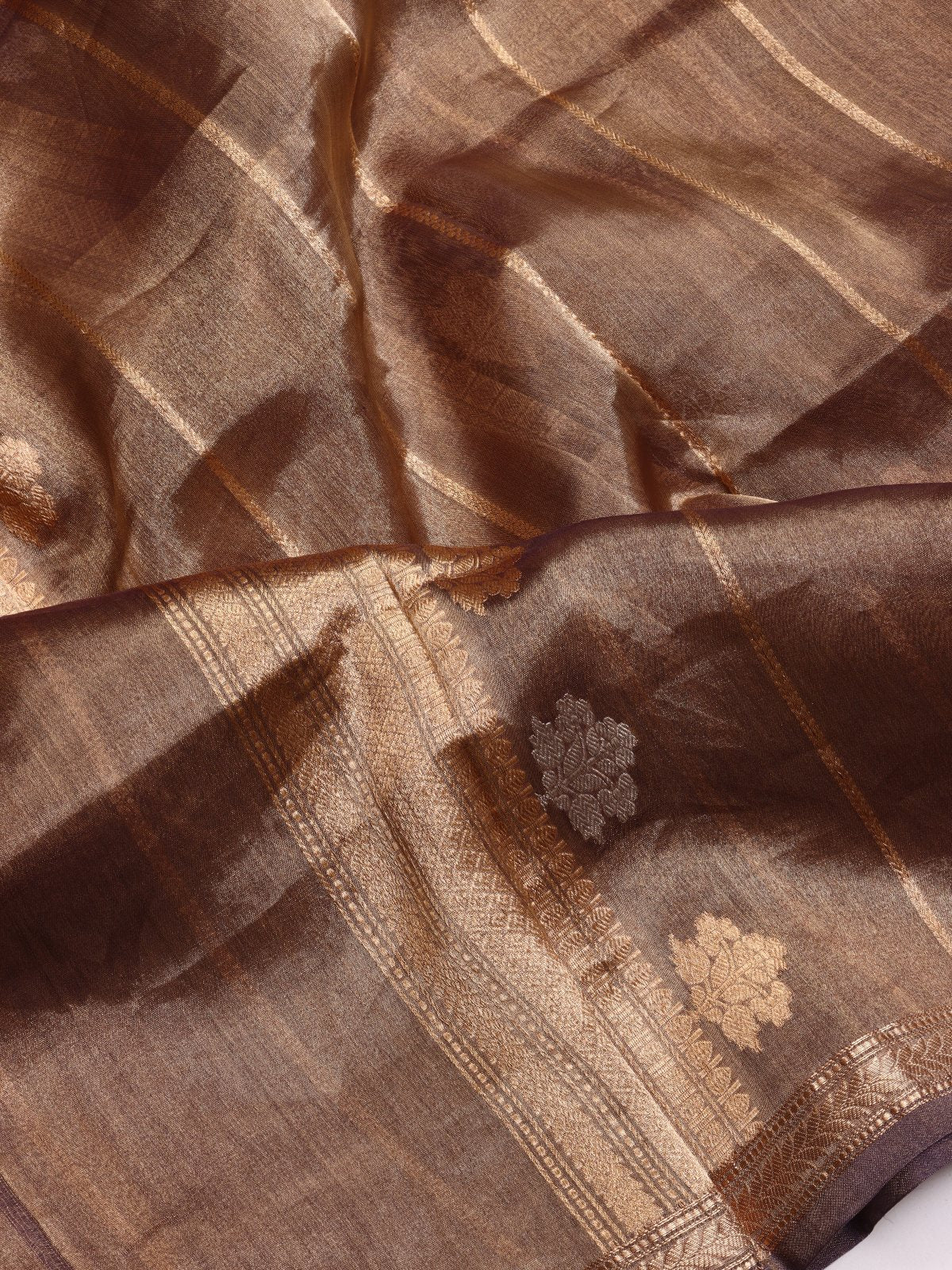 Royal Blue Pure Kathan Banarasi Silk Dress Material (Swara)