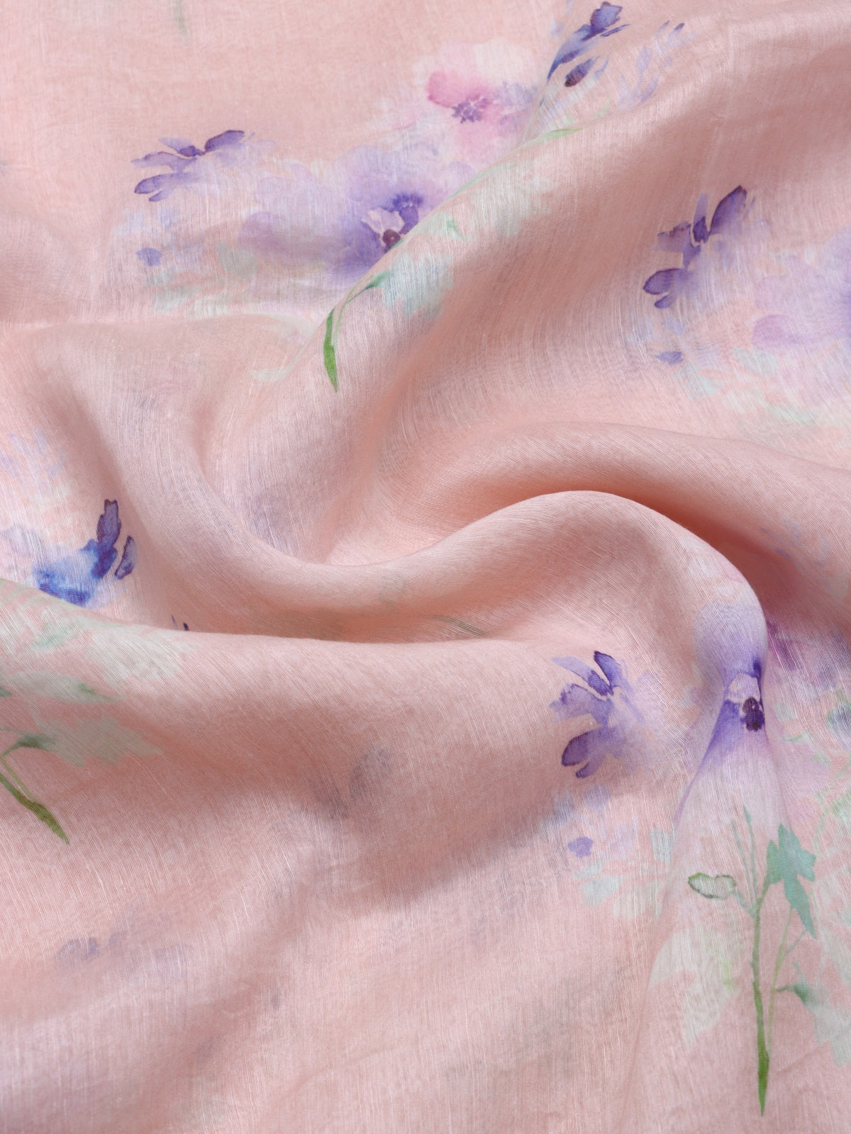Pink Pure Mul Chanderi Saree (Swara)