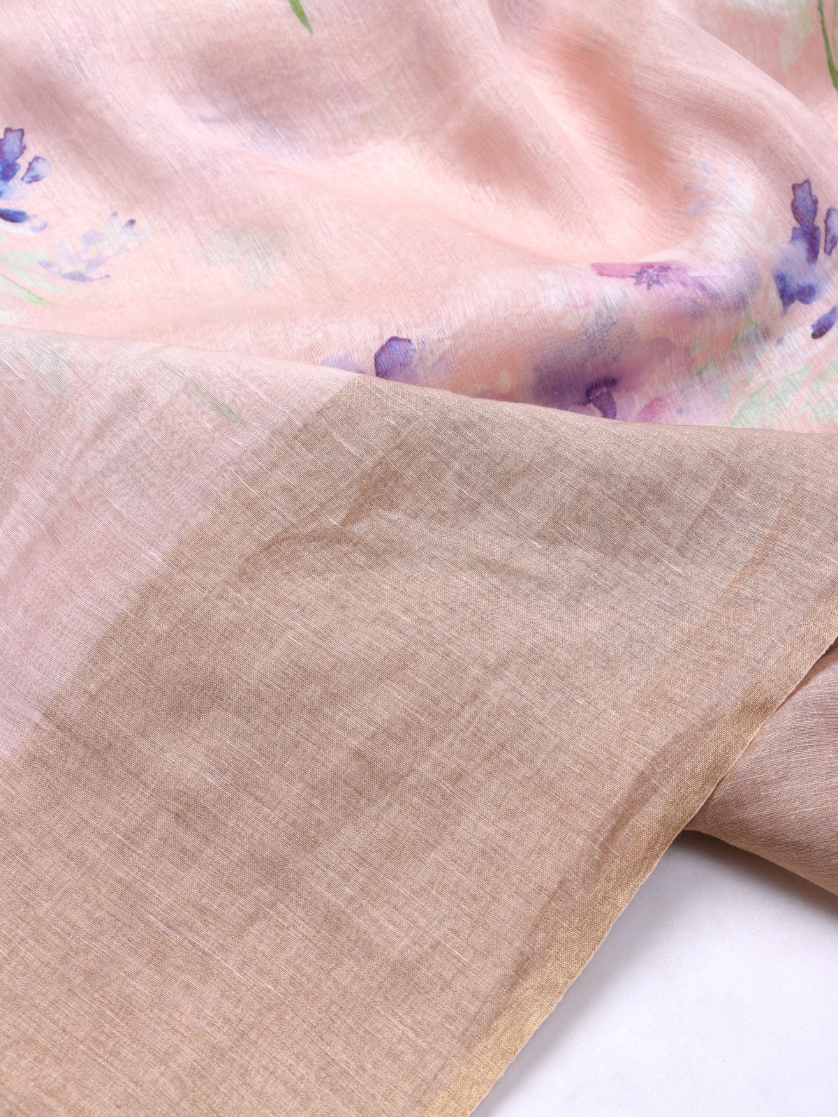 Pink Pure Mul Chanderi Saree (Swara)