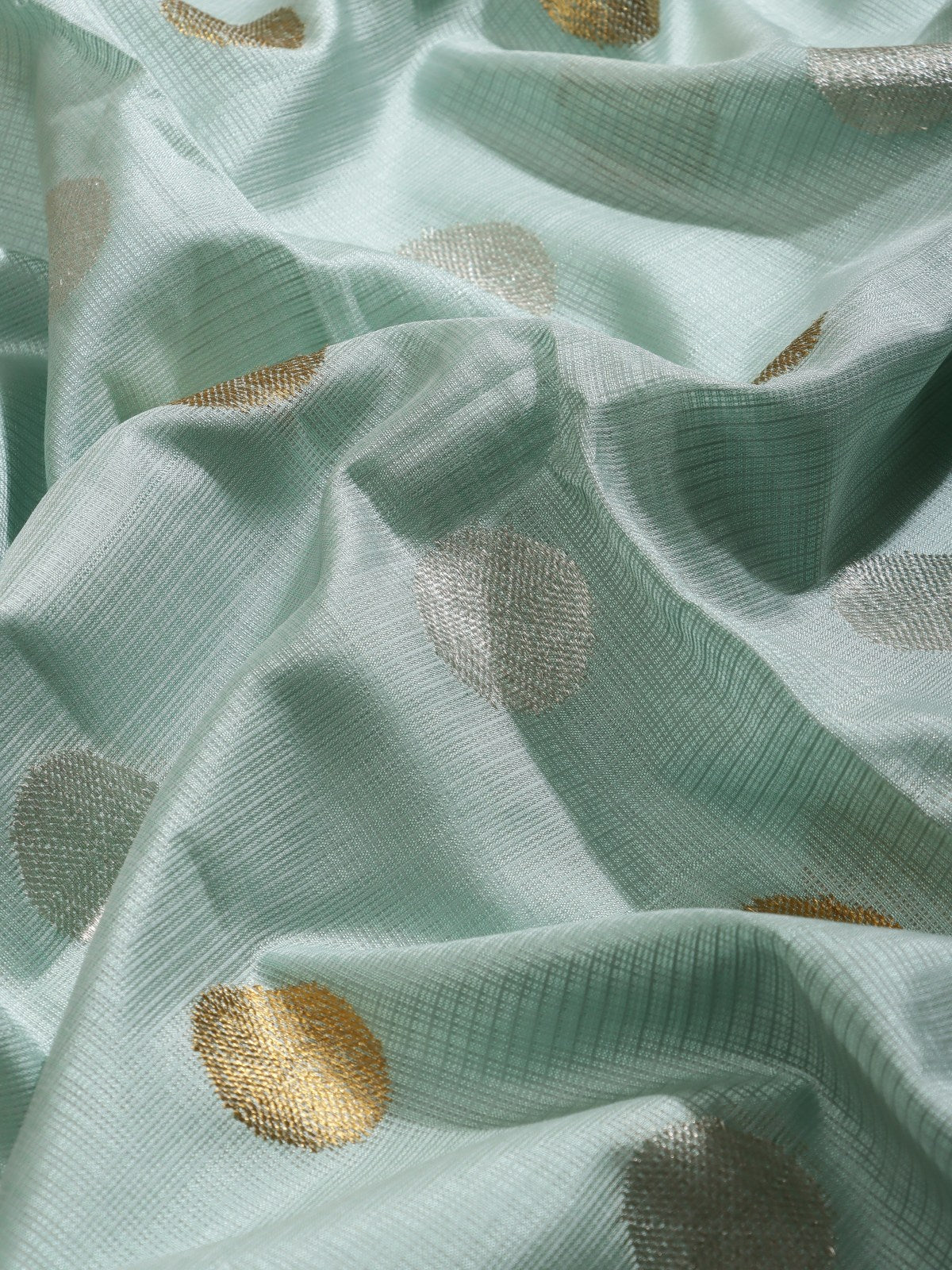 Blue Pure Kora Organza Saree (Swara)