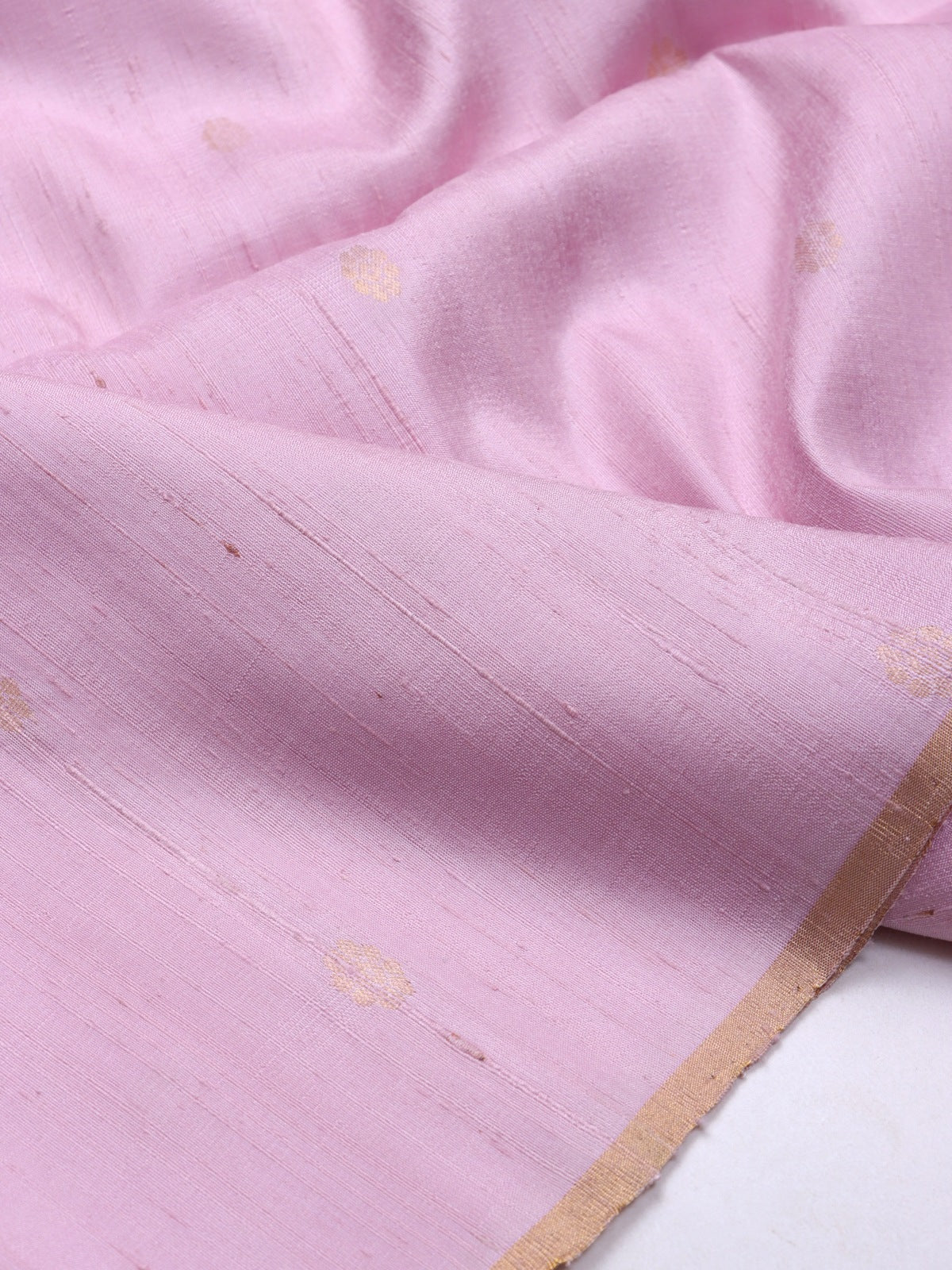 Pink Pure Raw Silk Saree (Swara)