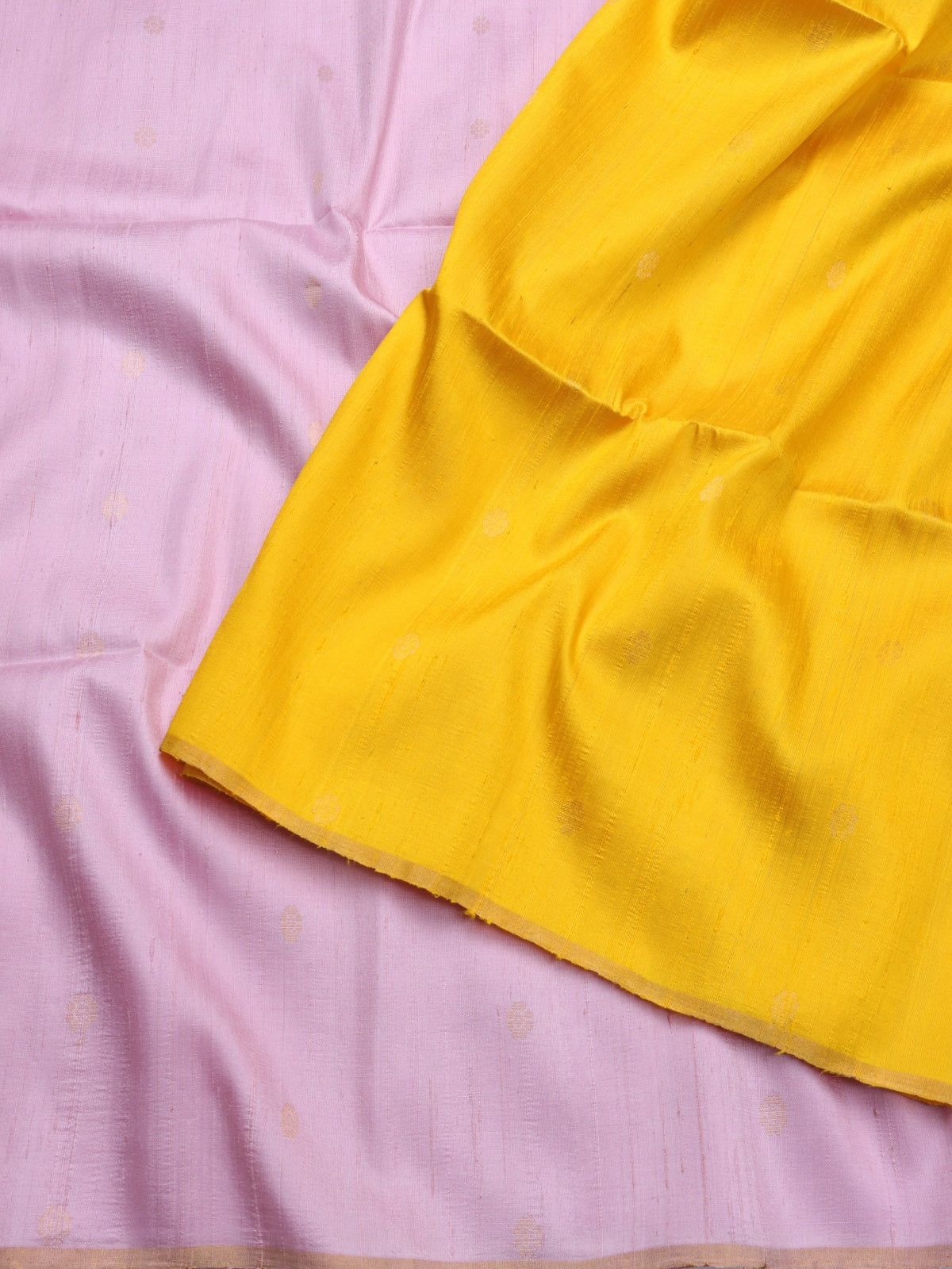 Pink Pure Raw Silk Saree (Swara)