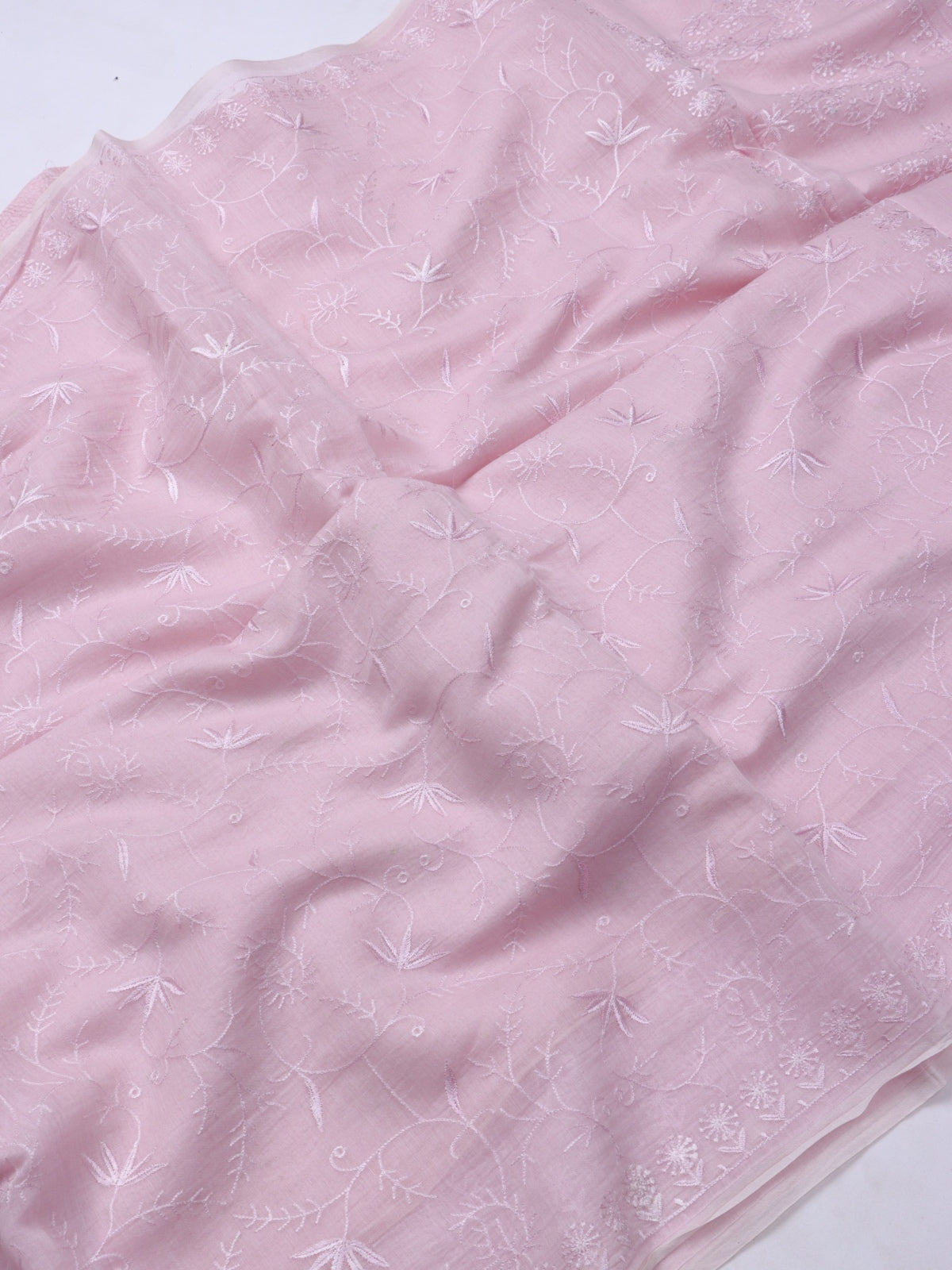Pink Pure Mul Chanderi Saree (Swara)