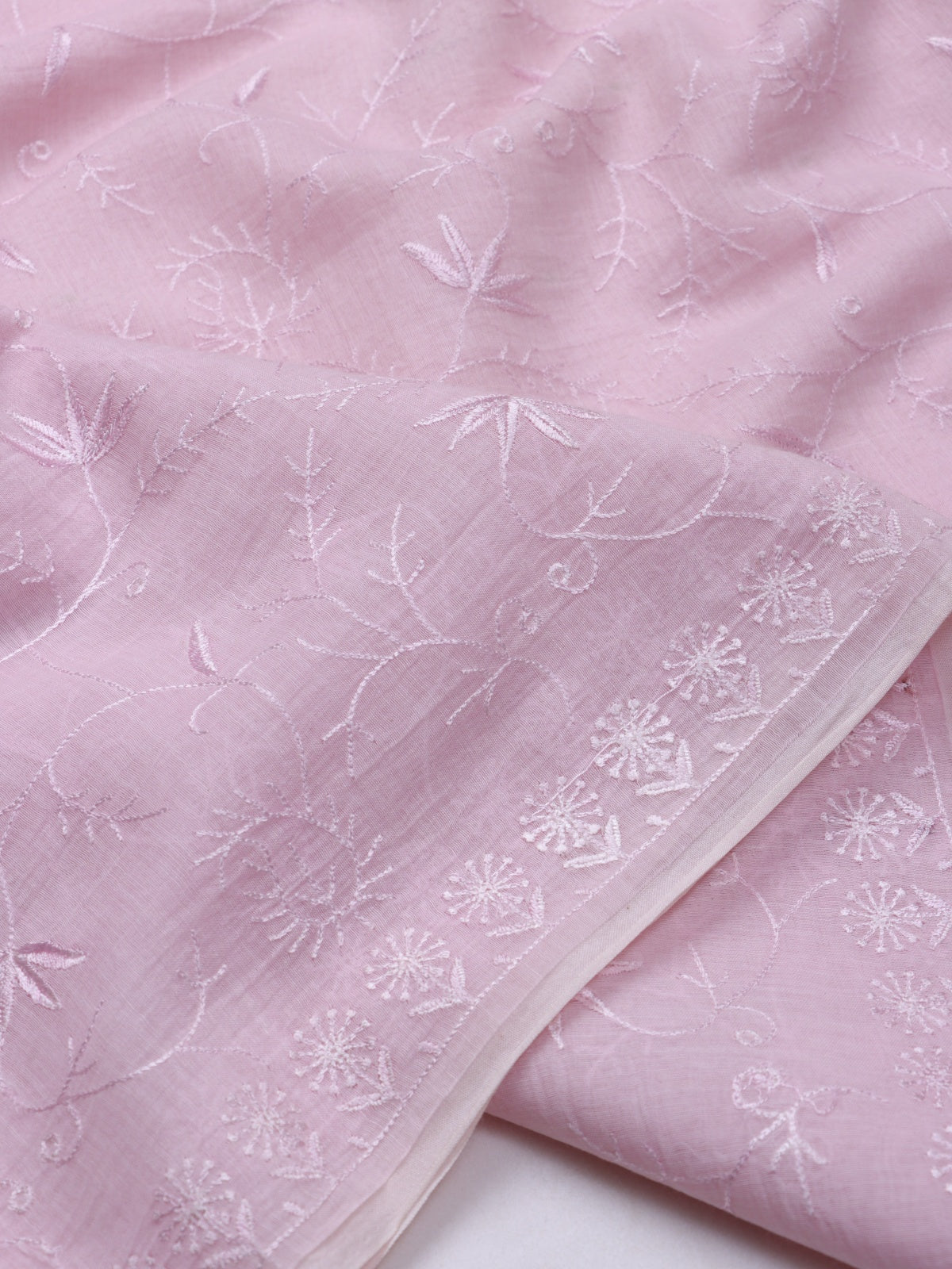 Pink Pure Mul Chanderi Saree (Swara)