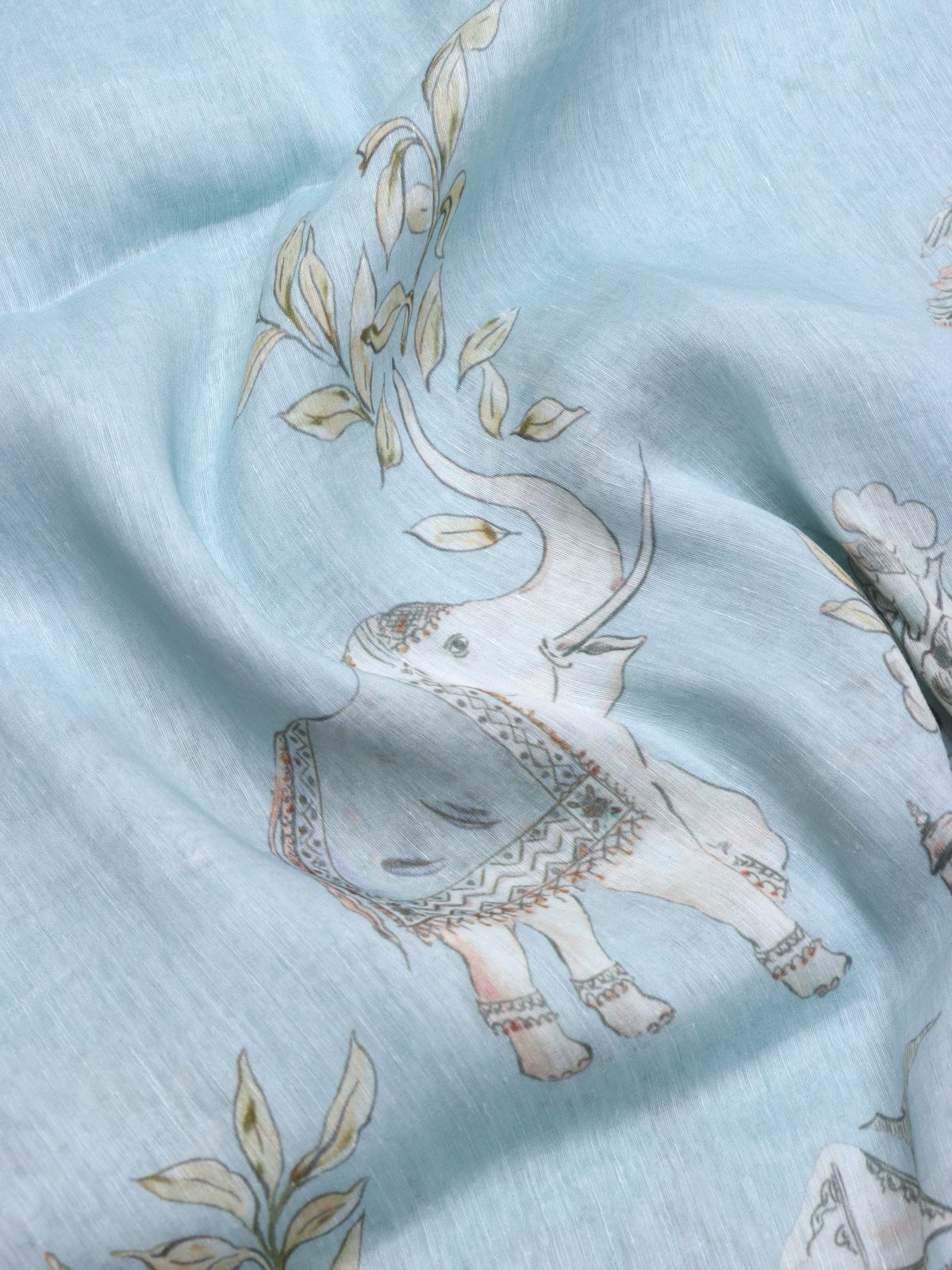 Blue Pure Mul Chanderi (Swara)