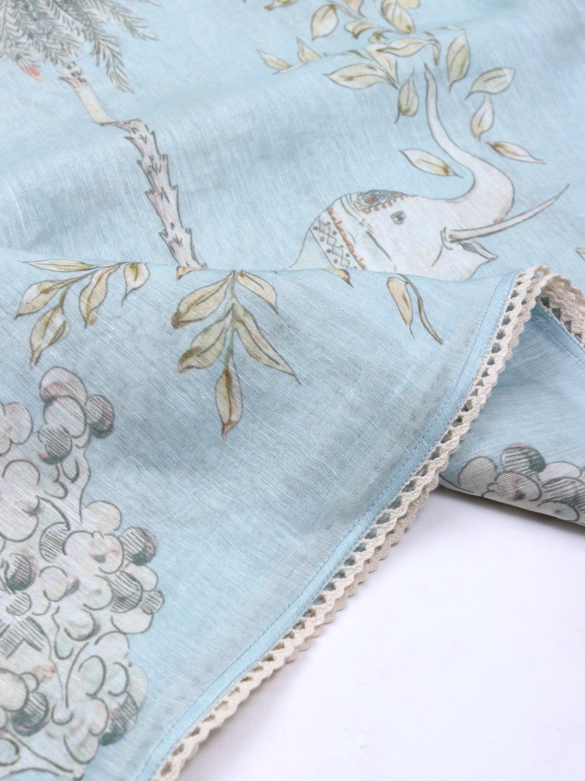 Blue Pure Mul Chanderi (Swara)