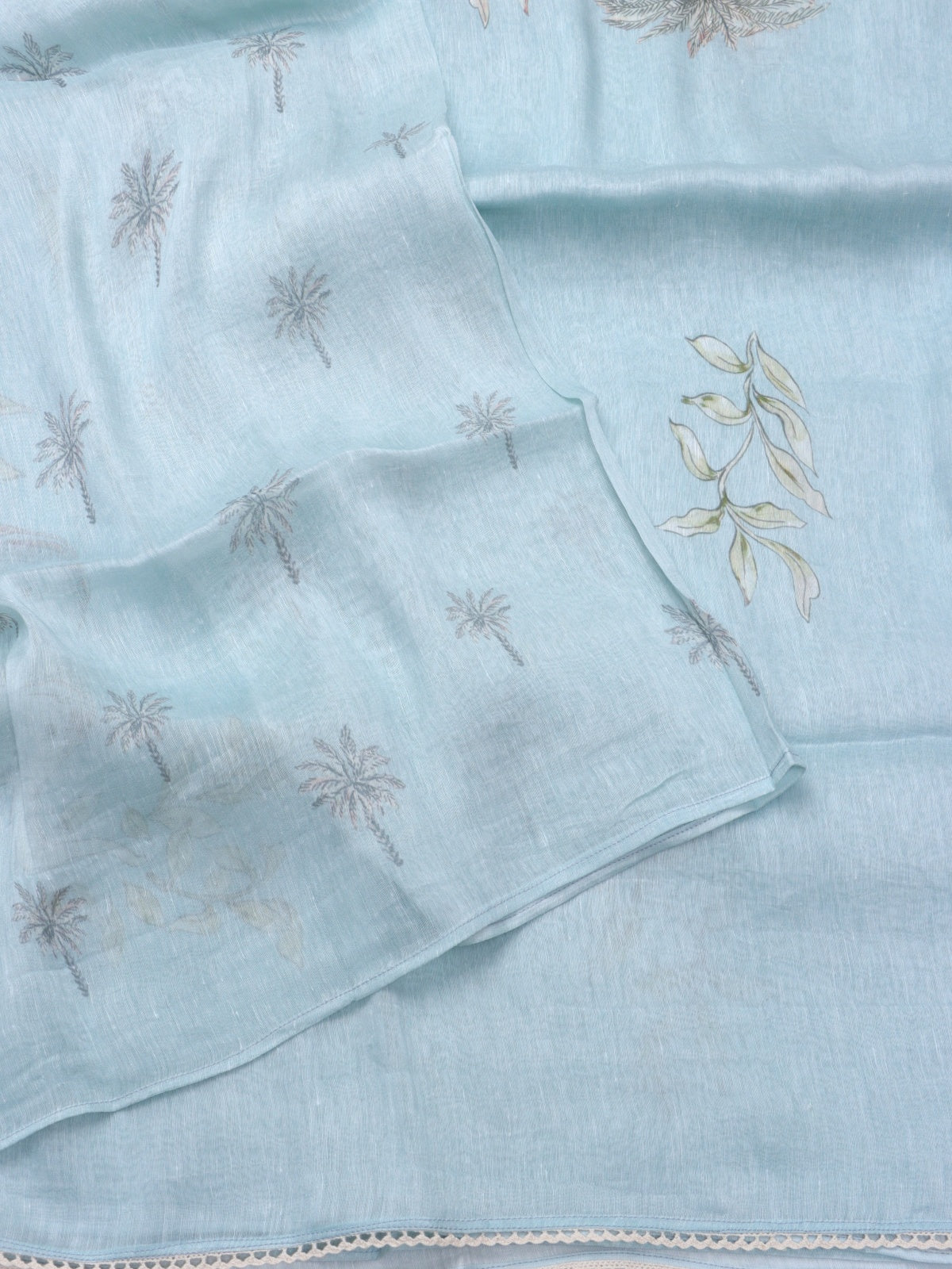 Blue Pure Mul Chanderi (Swara)