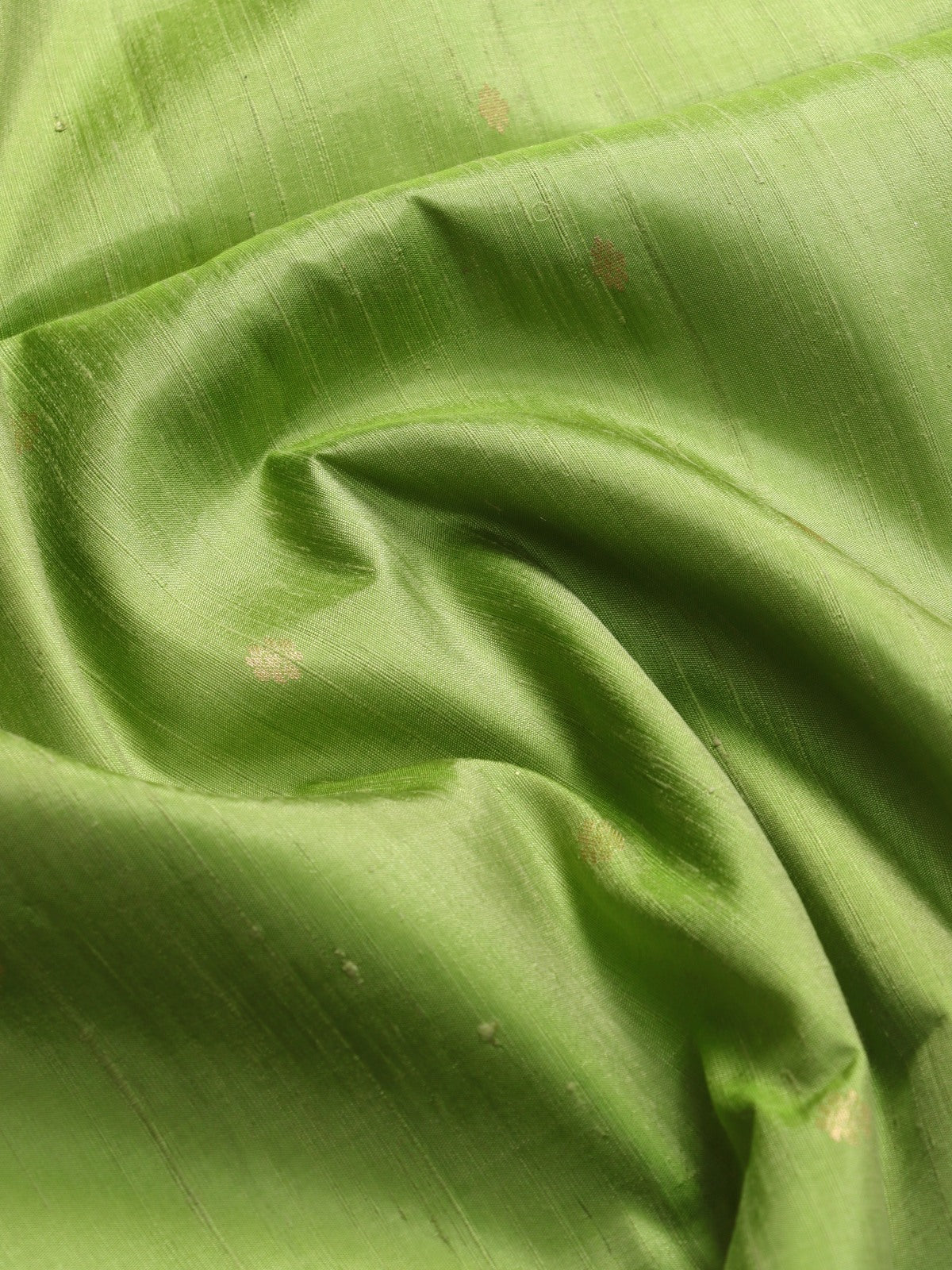 Green Pure Raw Silk Saree (Swara)