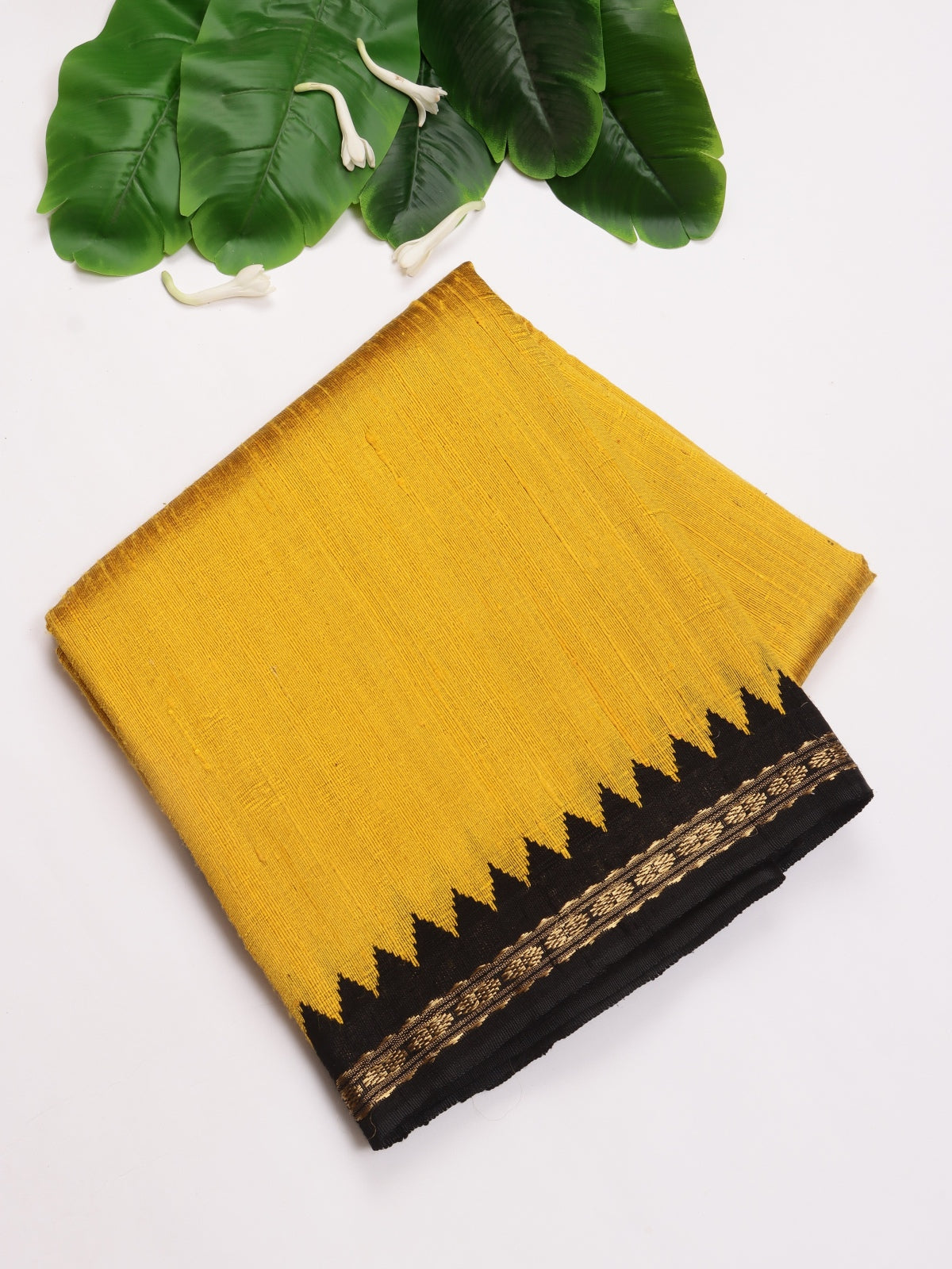 Yellow Pure Matka Silk Saree (Swara)