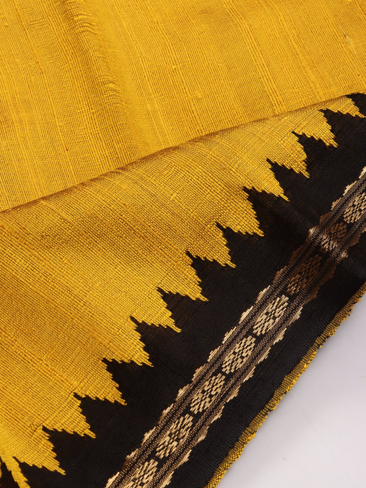 Yellow Pure Matka Silk Saree (Swara)