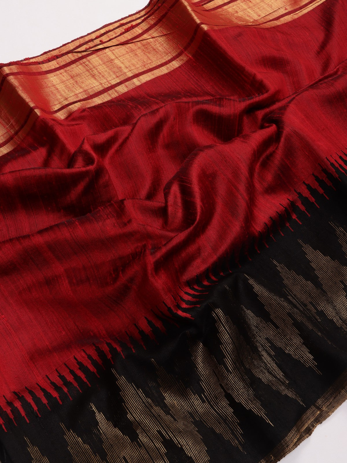 Red Pure Matka Silk Saree (Swara)