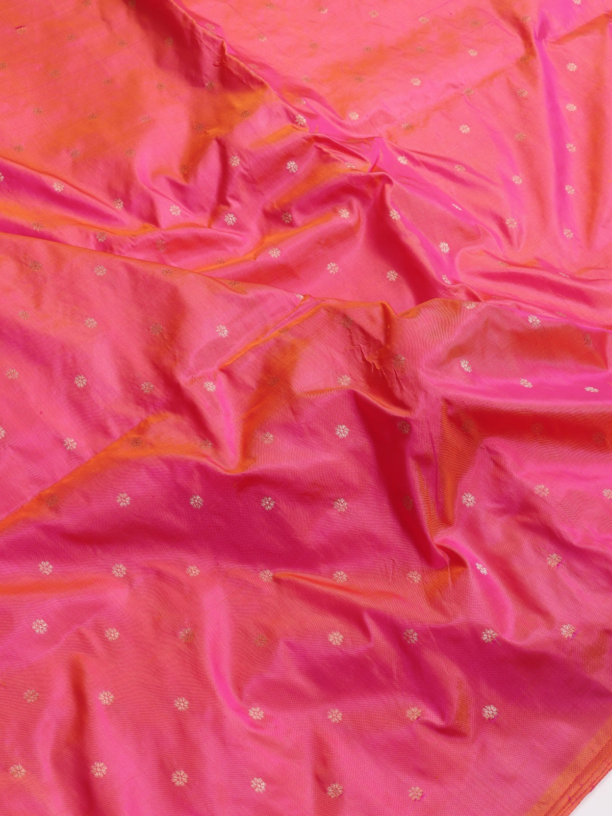 Pink Pure Kathan Banarasi Silk Dress Material (Swara)