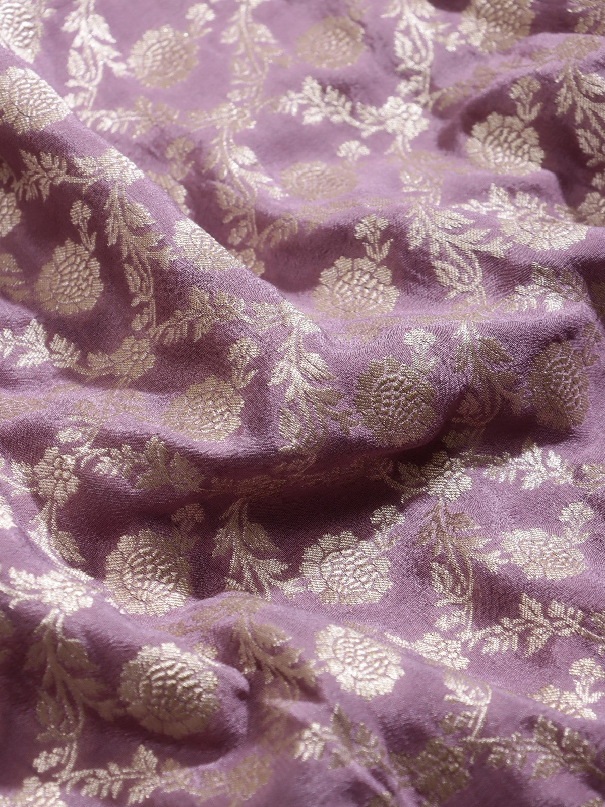 Lavender Pure Georgette Dress Material (Swara)