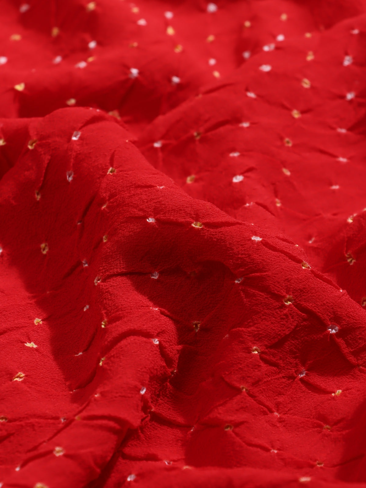 Red Pure Georgette Dress Material (Swara)