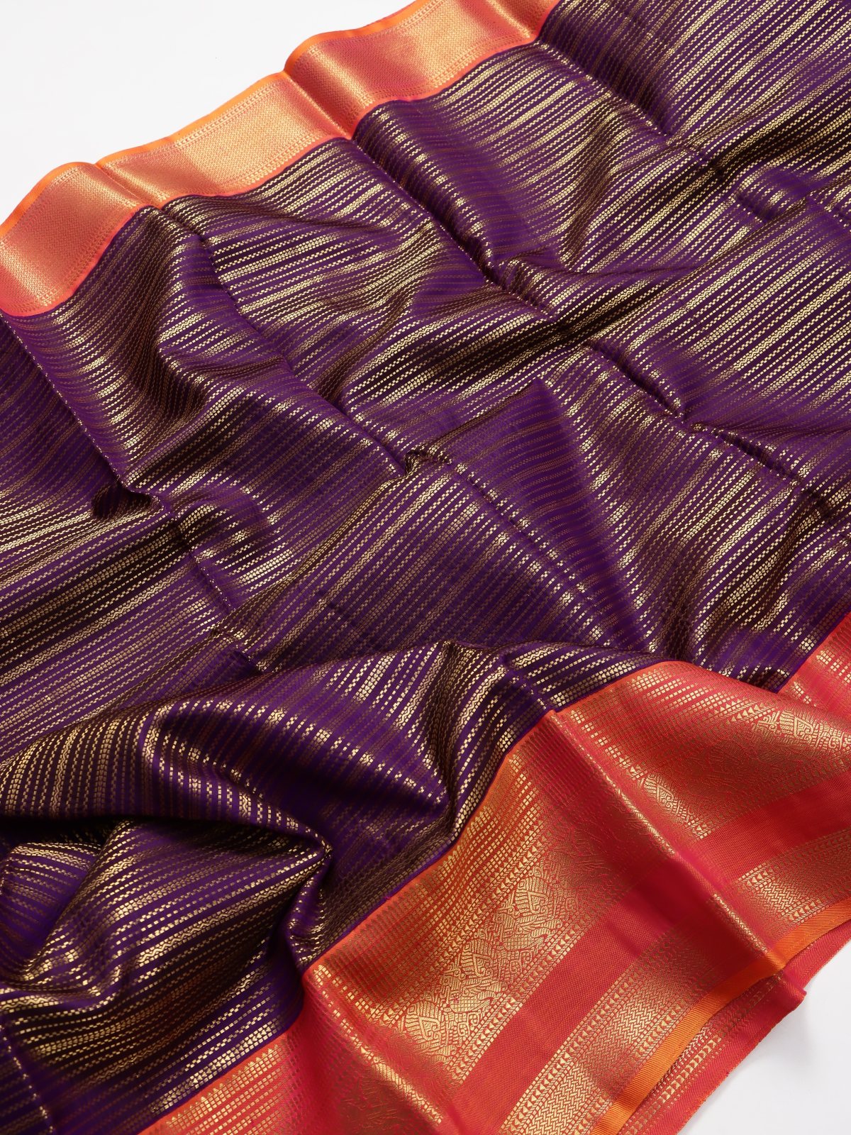 Purple Pure Kanchi Silk Saree (Swara)