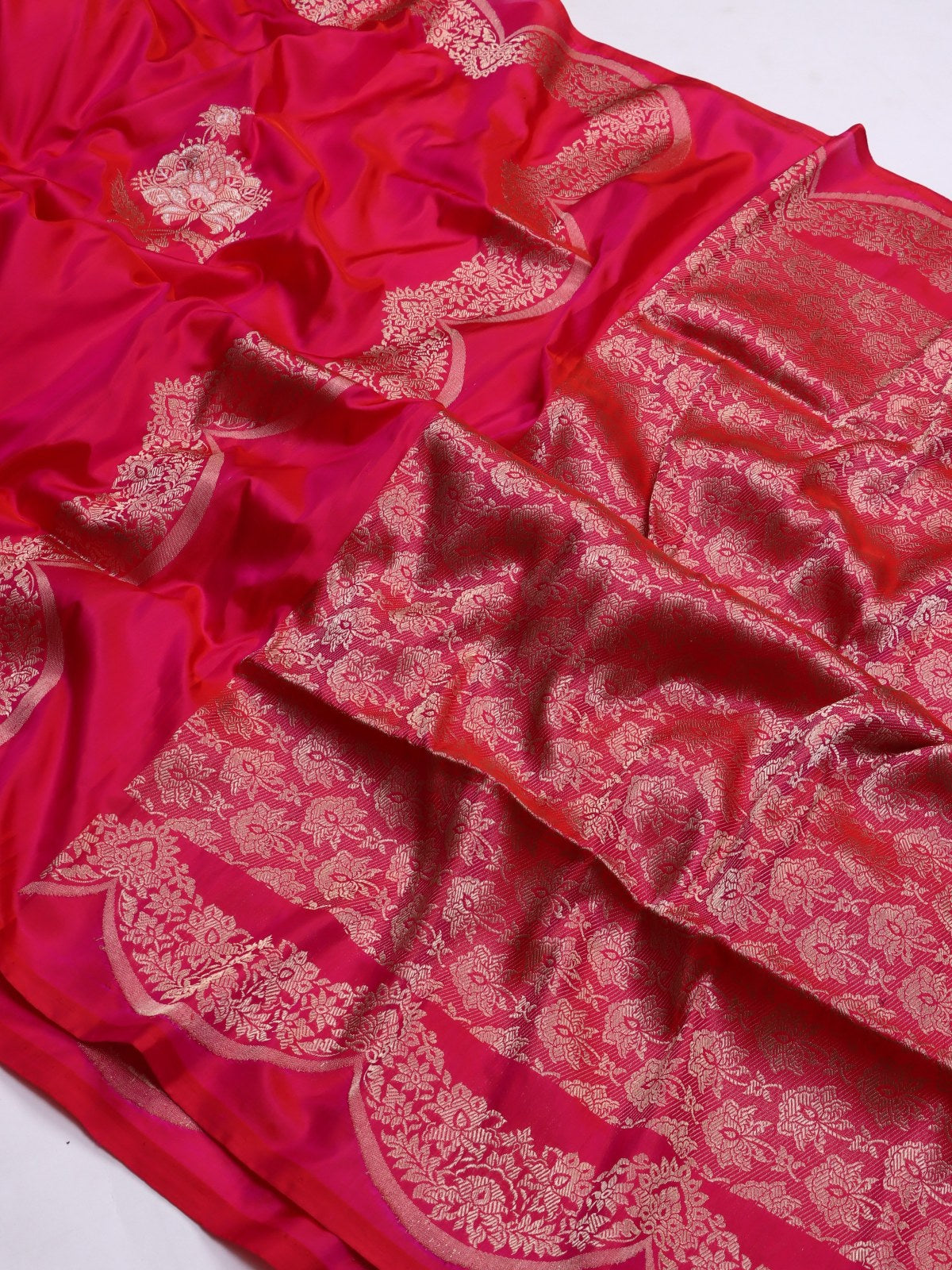 Pink Pure Kathan Silk Saree (Swara)